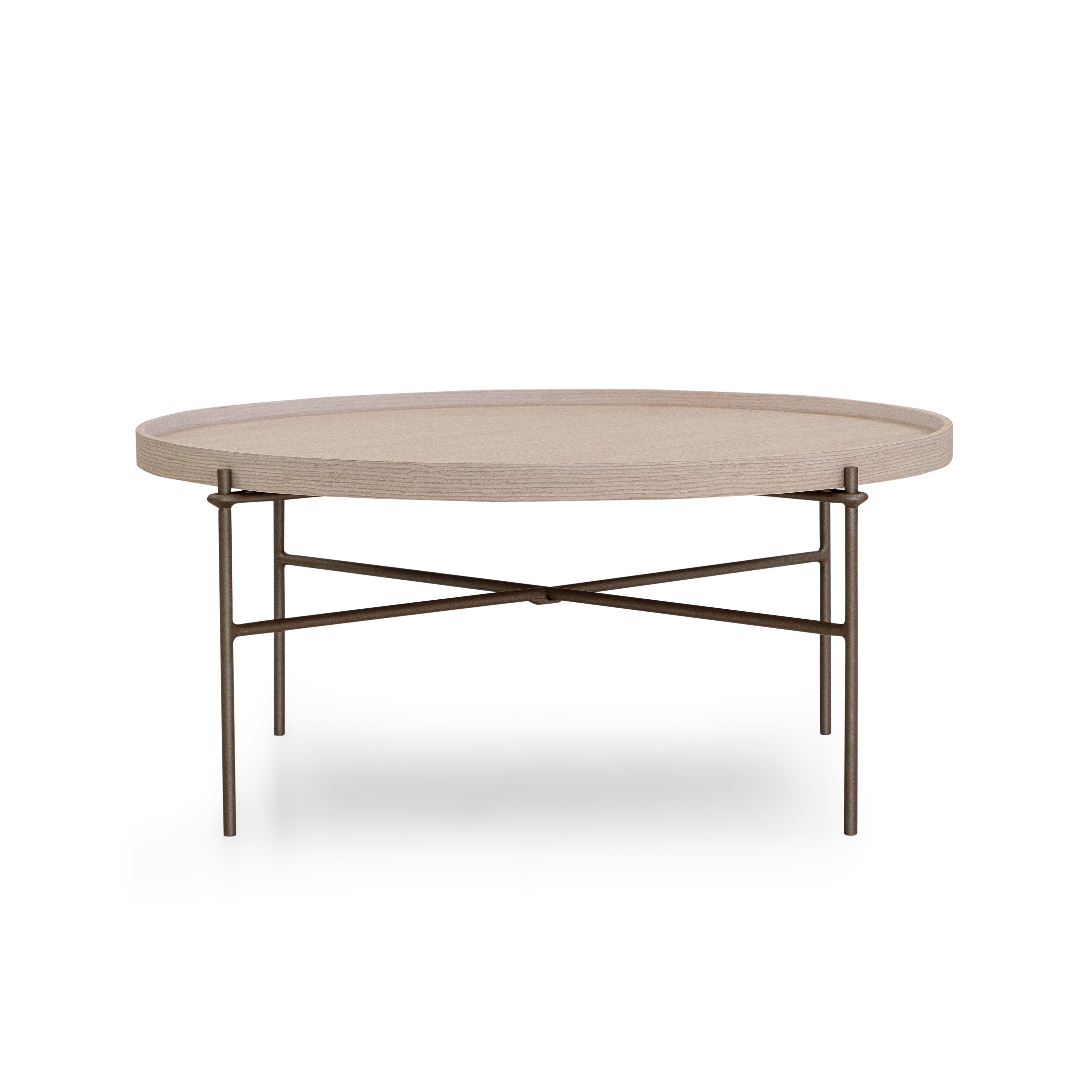 RION Coffee Table 33 in Dover Oak and Chocolate