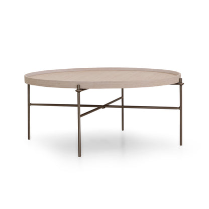 RION Coffee Table 33 in Dover Oak and Chocolate