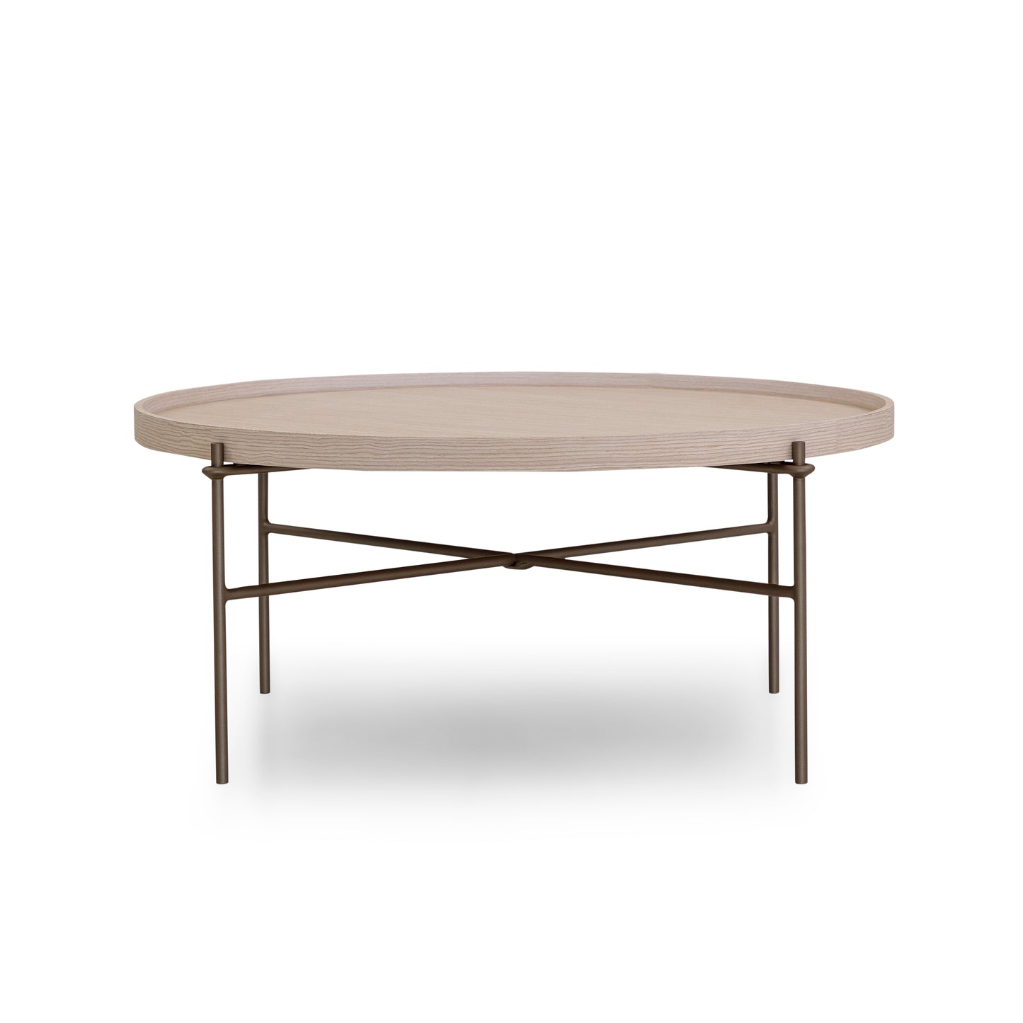 RION Coffee Table 33 in Dover Oak and Chocolate