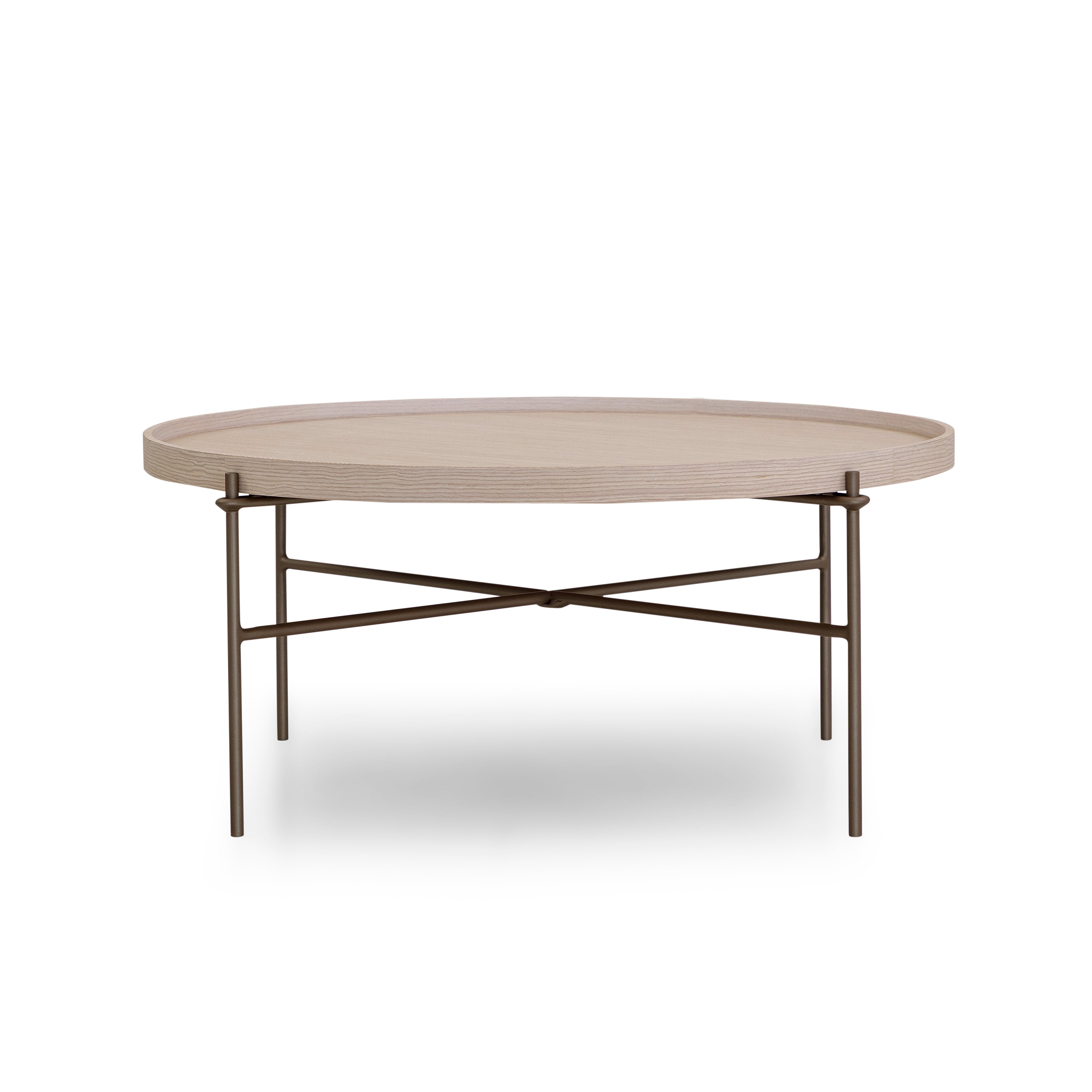 RION Coffee Table 33 in Dover Oak and Chocolate