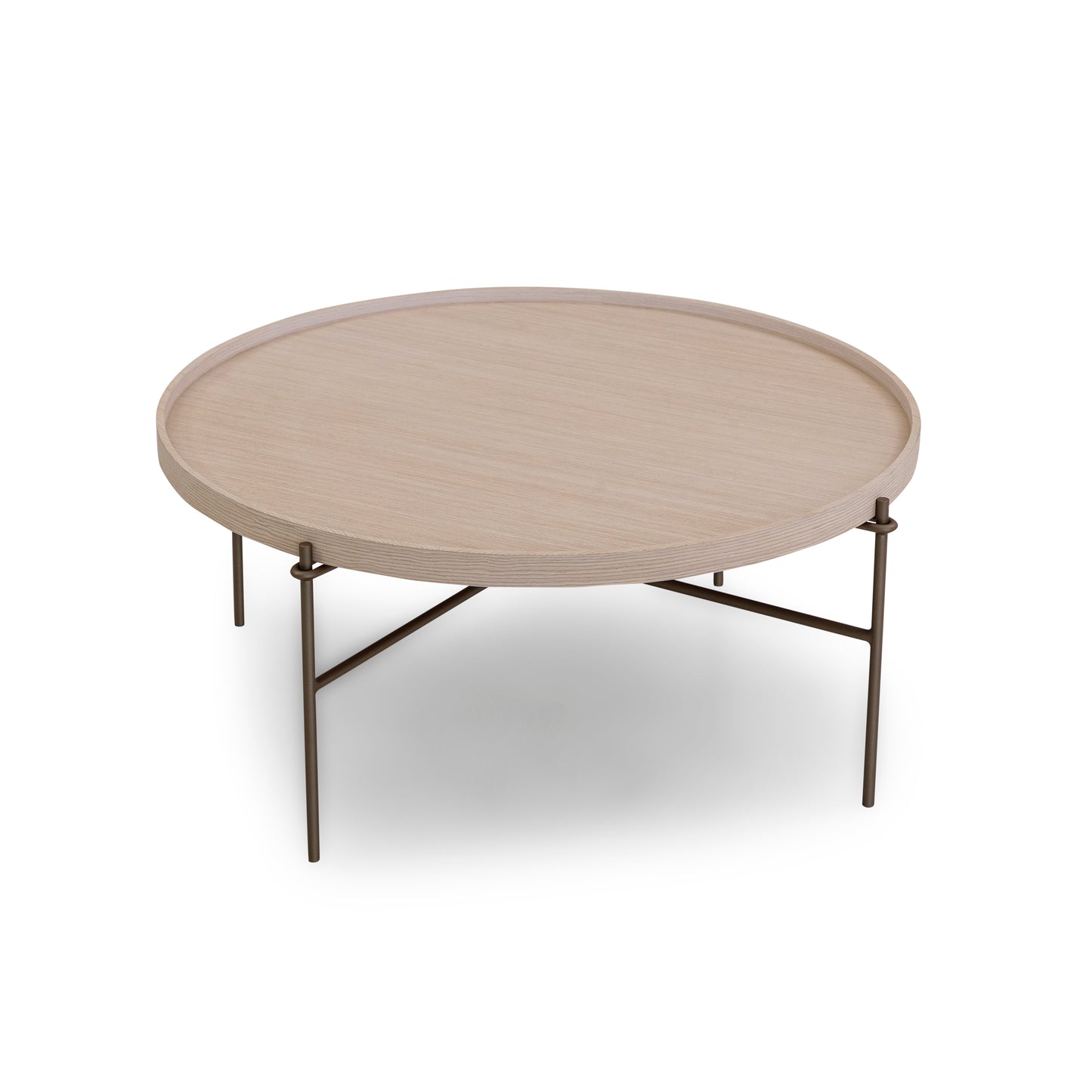 RION Coffee Table 33 in Dover Oak and Chocolate