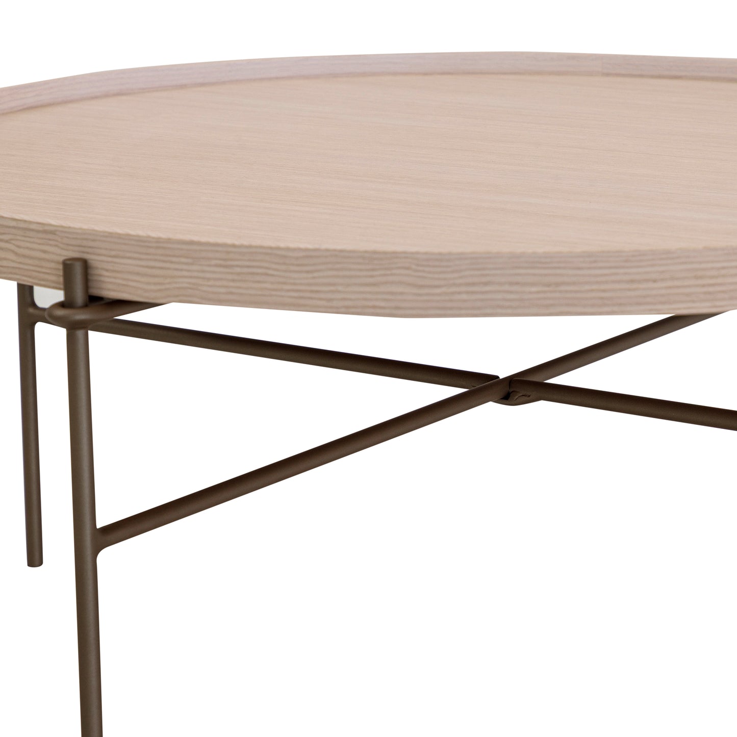 RION Coffee Table 33 in Dover Oak and Chocolate
