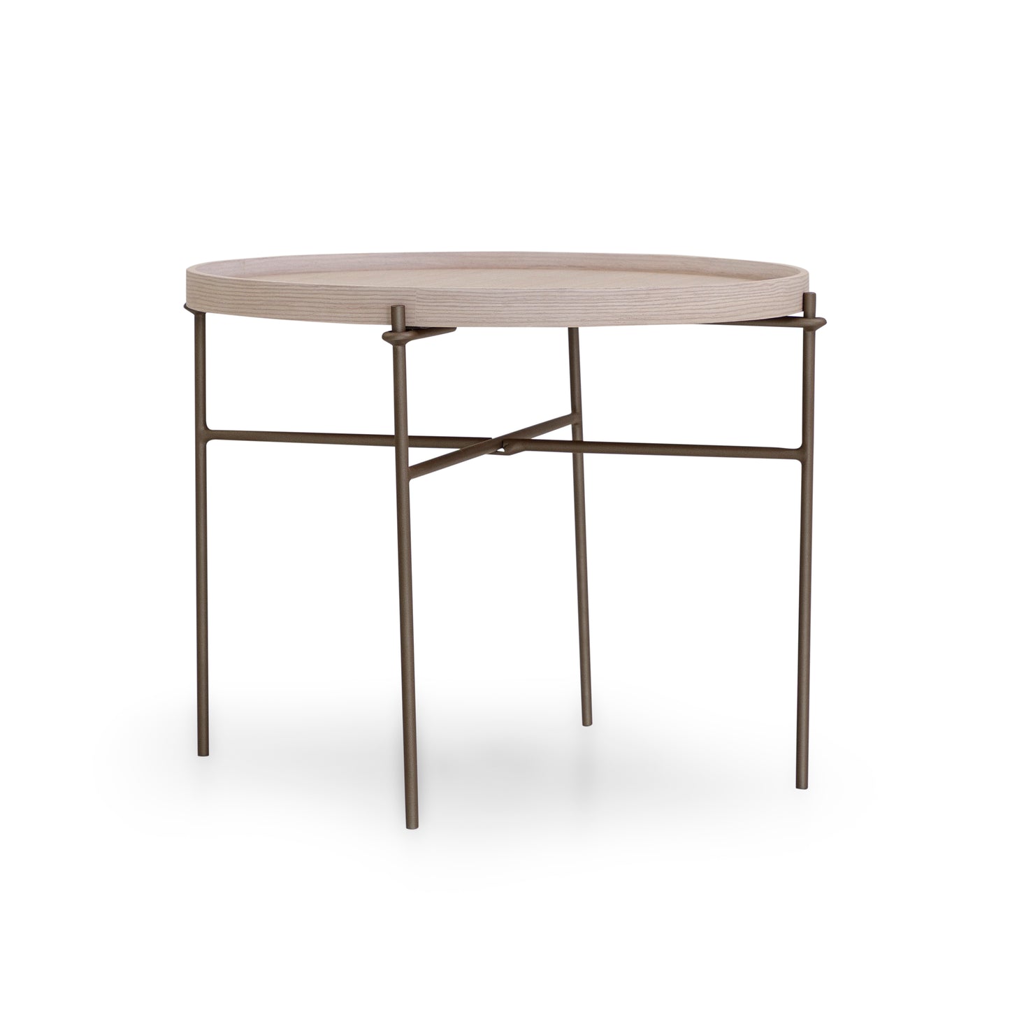 RION Coffee Table 25x19" in Dover Oak and Chocolate