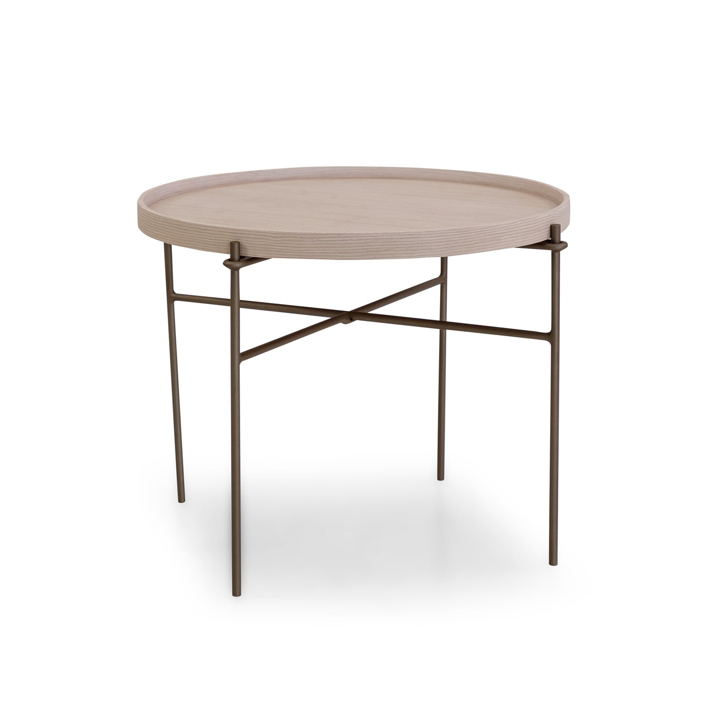RION Coffee Table 25x19" in Dover Oak and Chocolate
