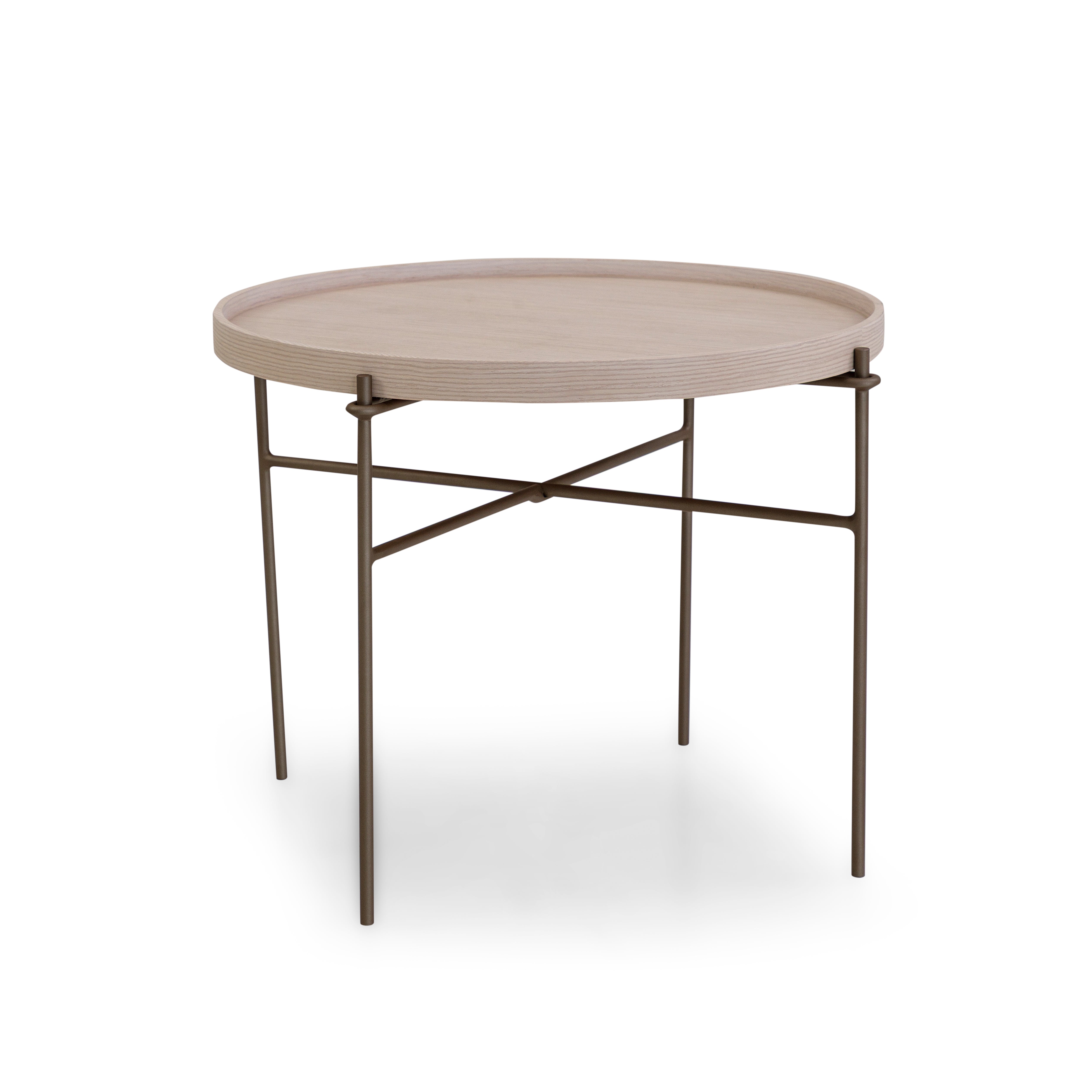 RION Coffee Table 25x19" in Dover Oak and Chocolate