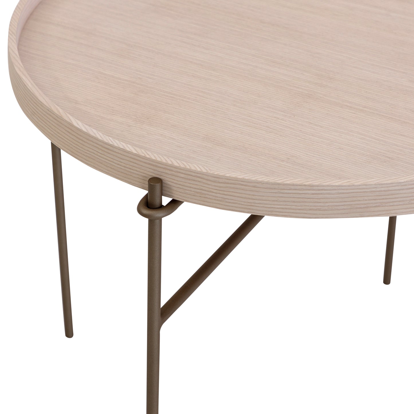 RION Coffee Table 25x19" in Dover Oak and Chocolate