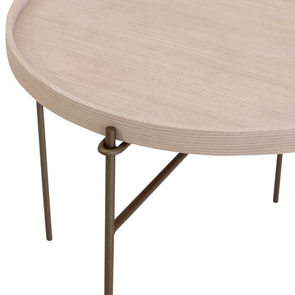 RION Coffee Table 25x19" in Dover Oak and Chocolate