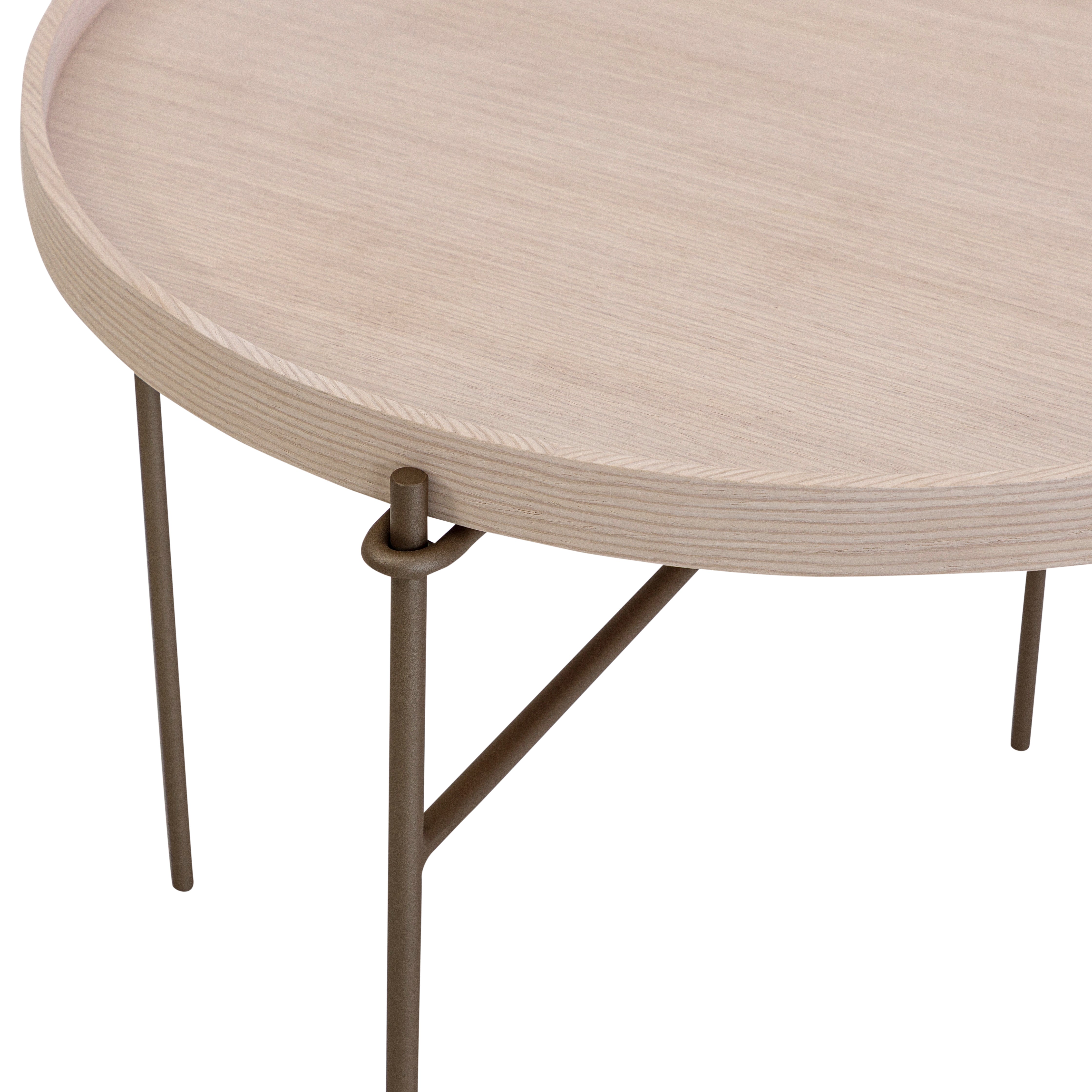 RION Coffee Table 25x19" in Dover Oak and Chocolate