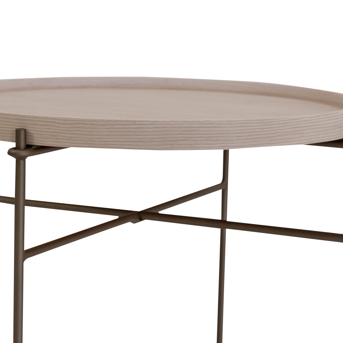 RION Coffee Table 25x19" in Dover Oak and Chocolate
