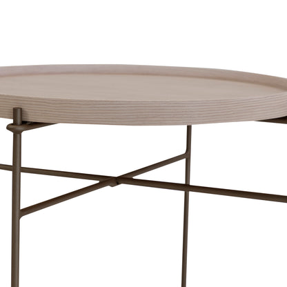 RION Coffee Table 25x19" in Dover Oak and Chocolate