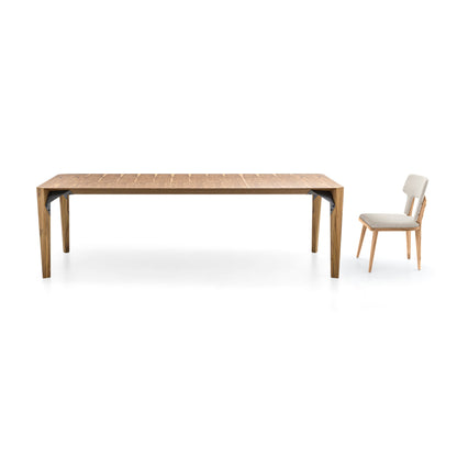 ARAU Dining Table in Teak and Black 110"