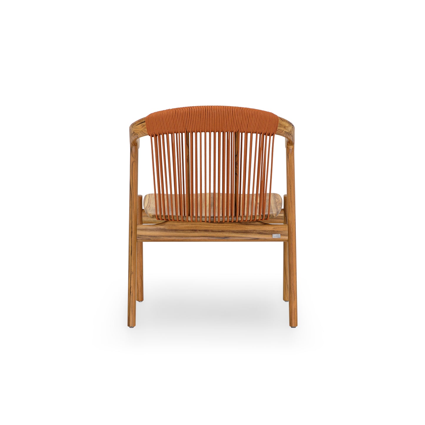 VINE Outdoor Dining Chair in Orange Rope