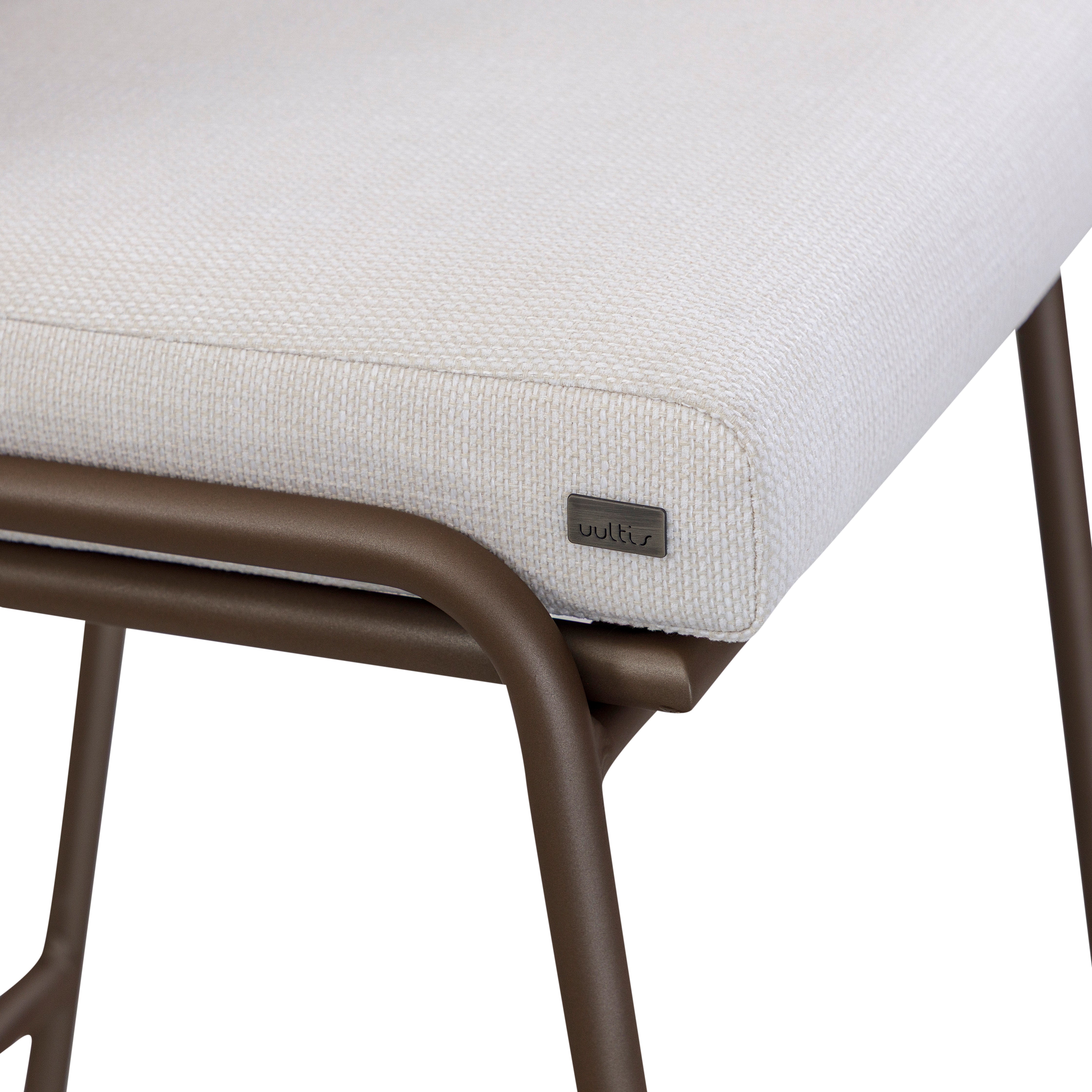 BELUGA Outdoor Bar Stool in Chocolate, S30-2674 and Taupe Rope