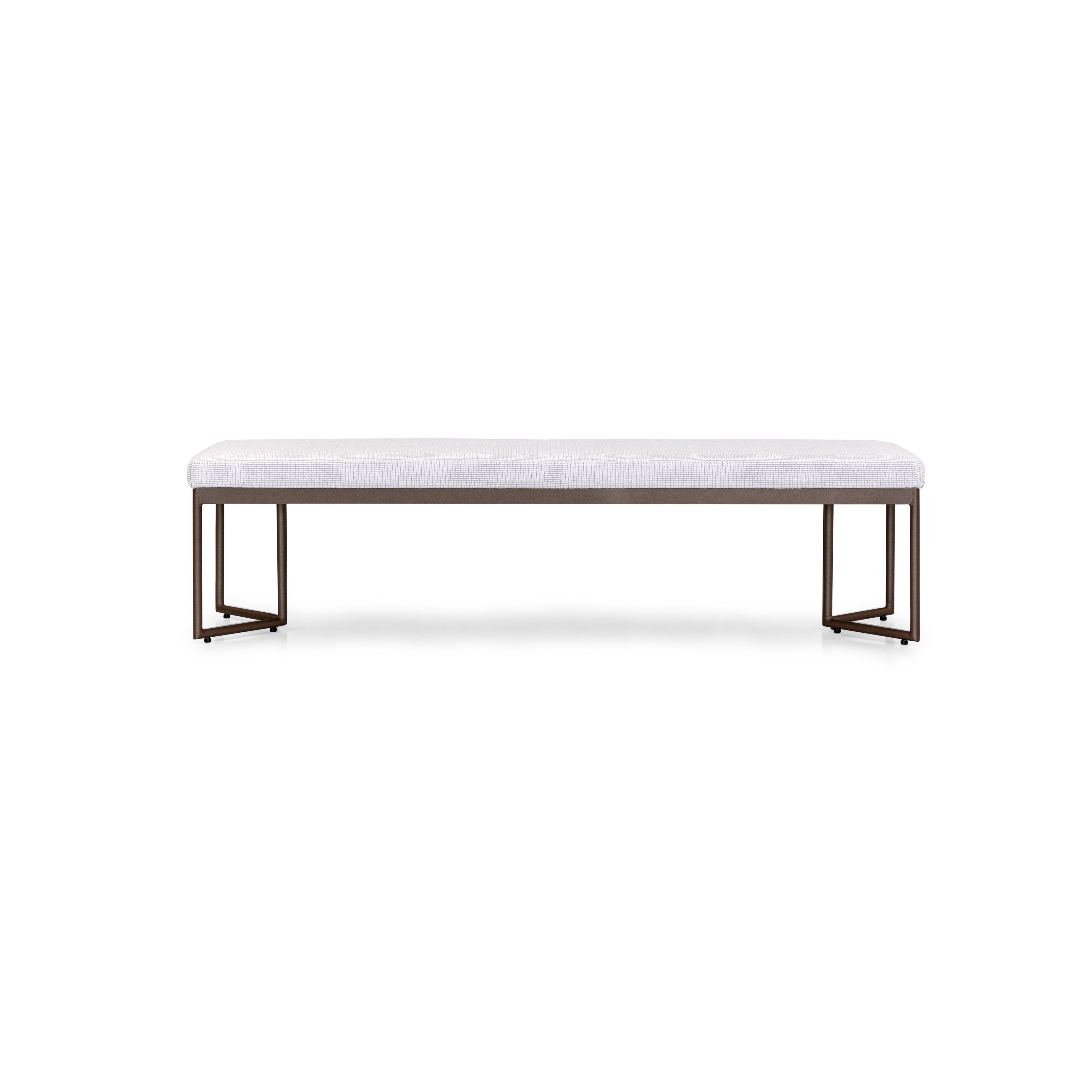 TRINO Outdoor Bench in Chocolate and S80-2866