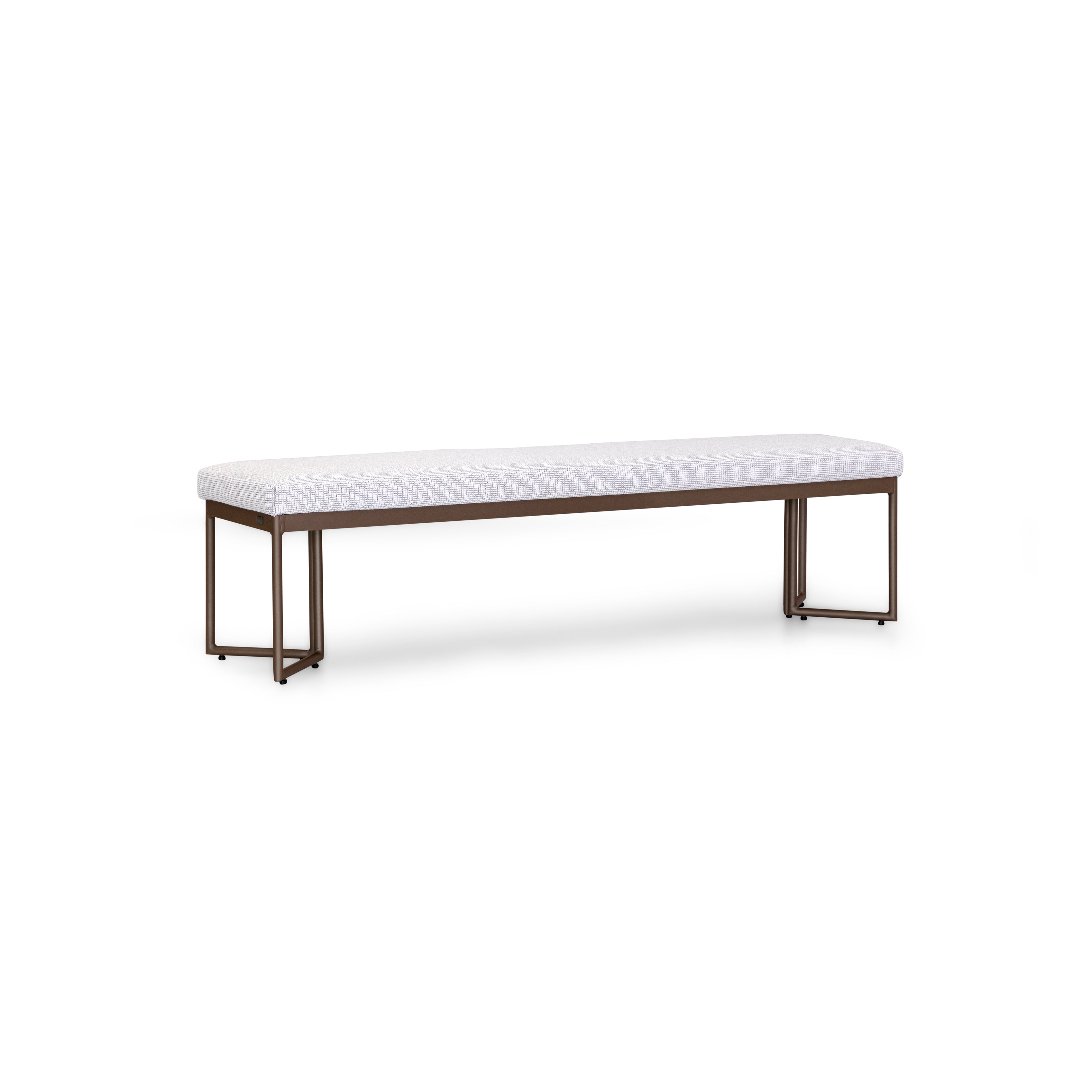 TRINO Outdoor Bench in Chocolate and S80-2866