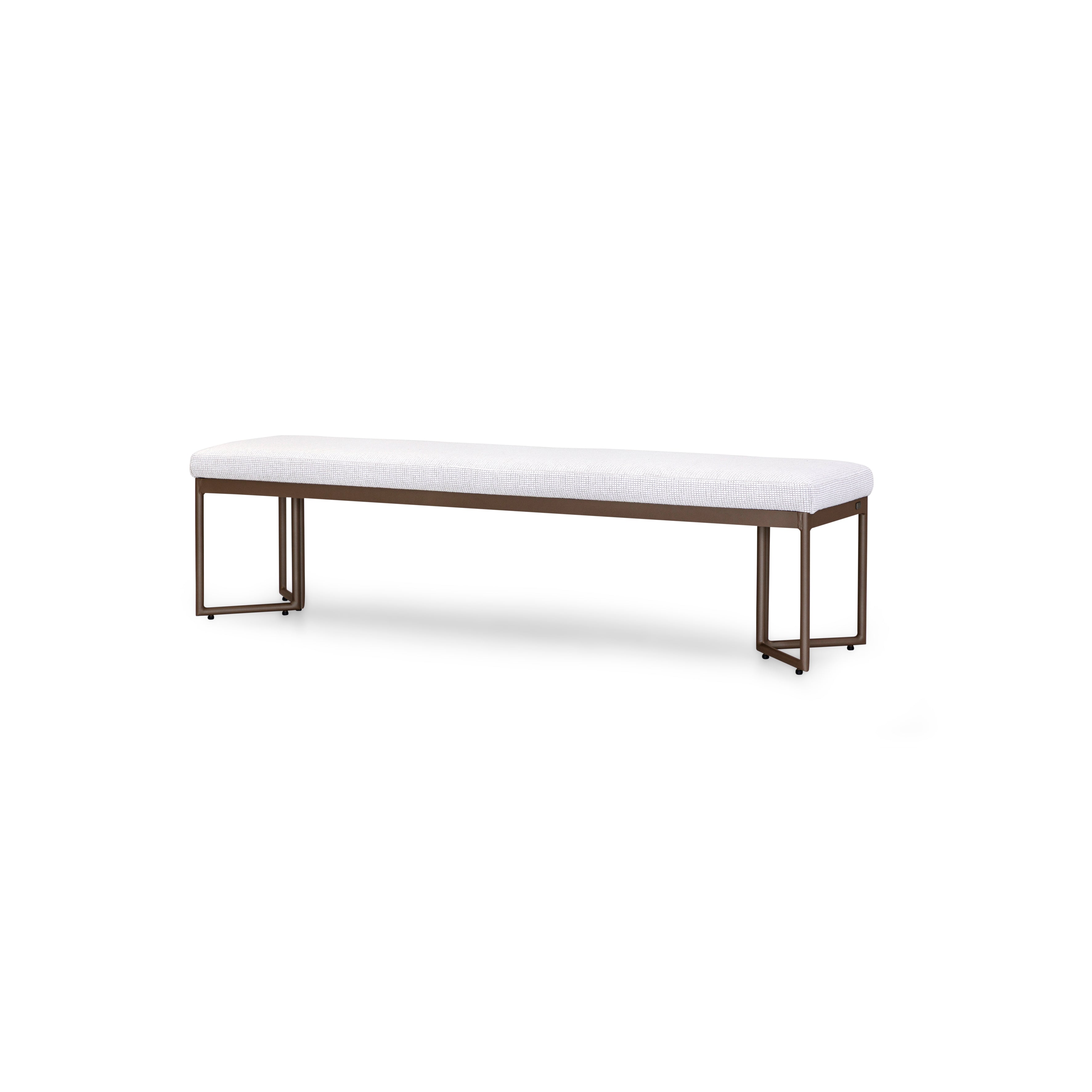 TRINO Outdoor Bench in Chocolate and S80-2866