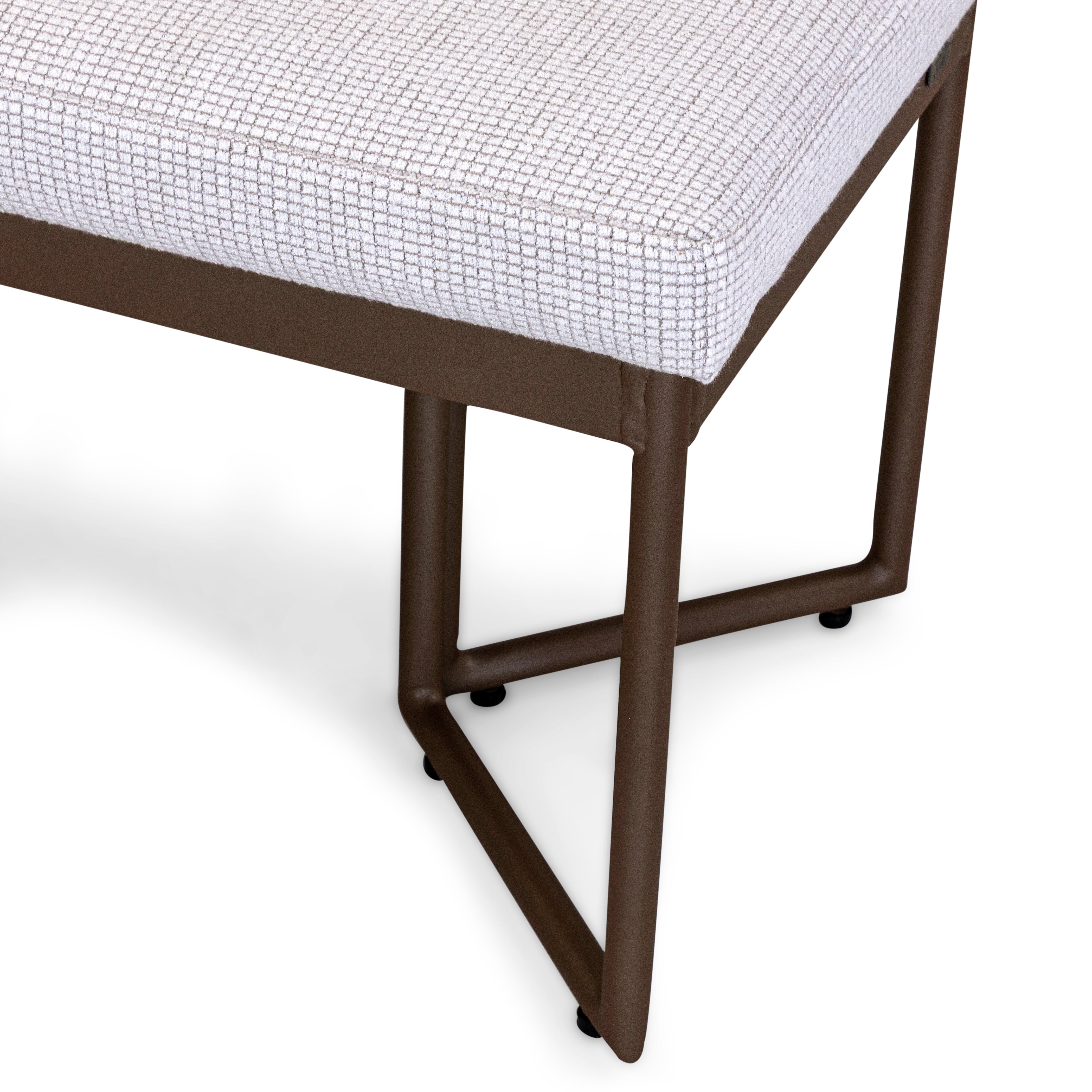 TRINO Outdoor Bench in Chocolate and S80-2866