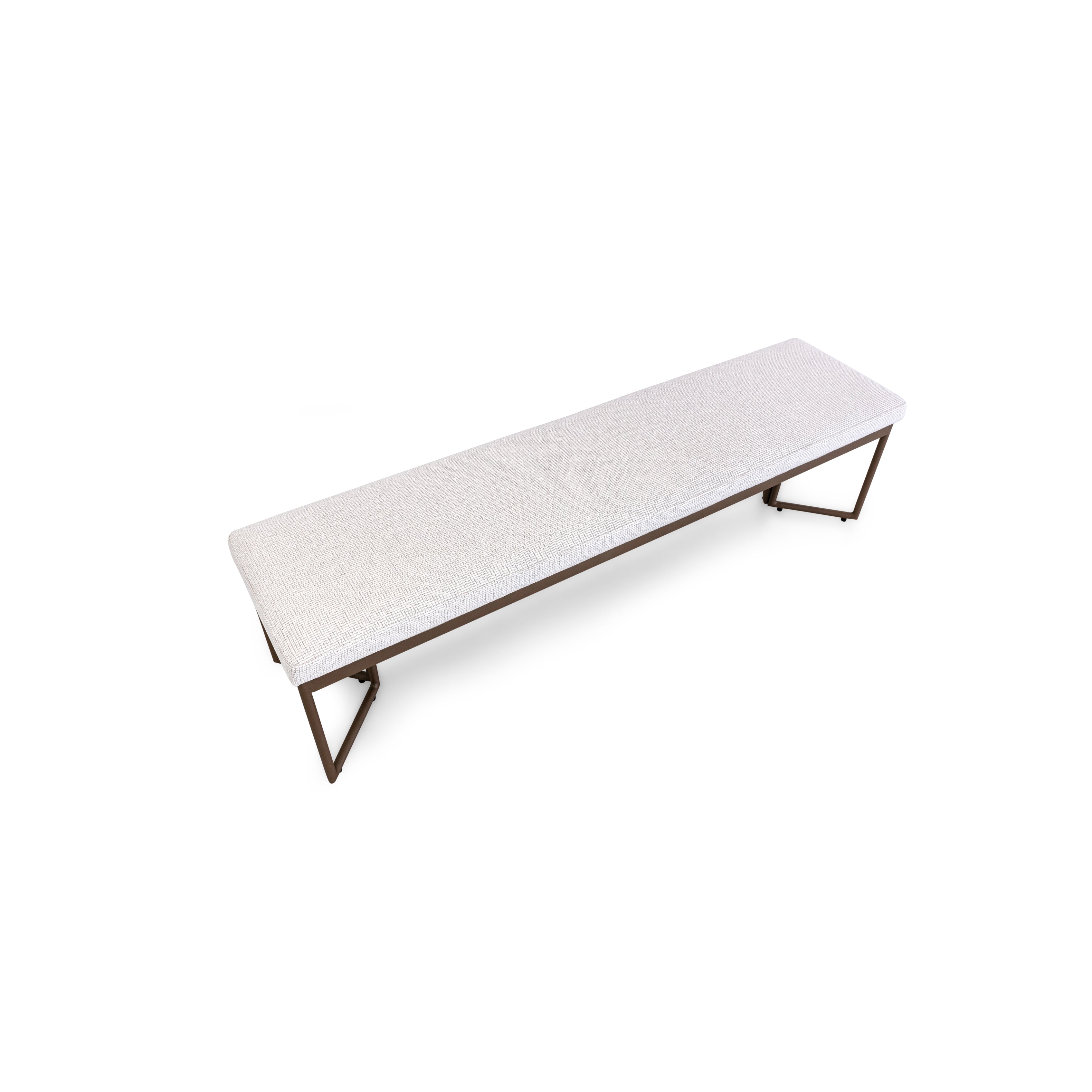 TRINO Outdoor Bench in Chocolate and S80-2866
