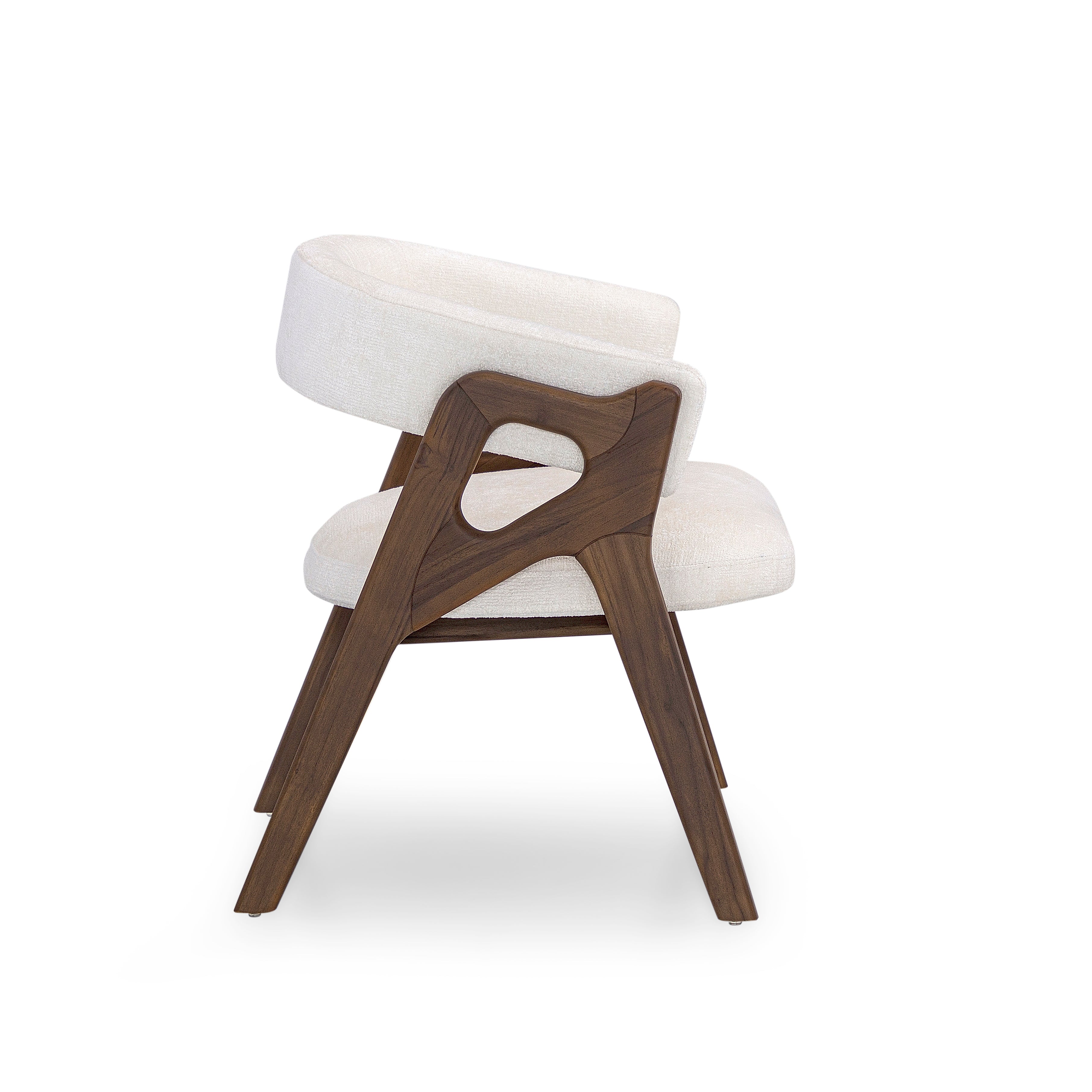 RIVA Dining Chair in Walnut and A3-2592