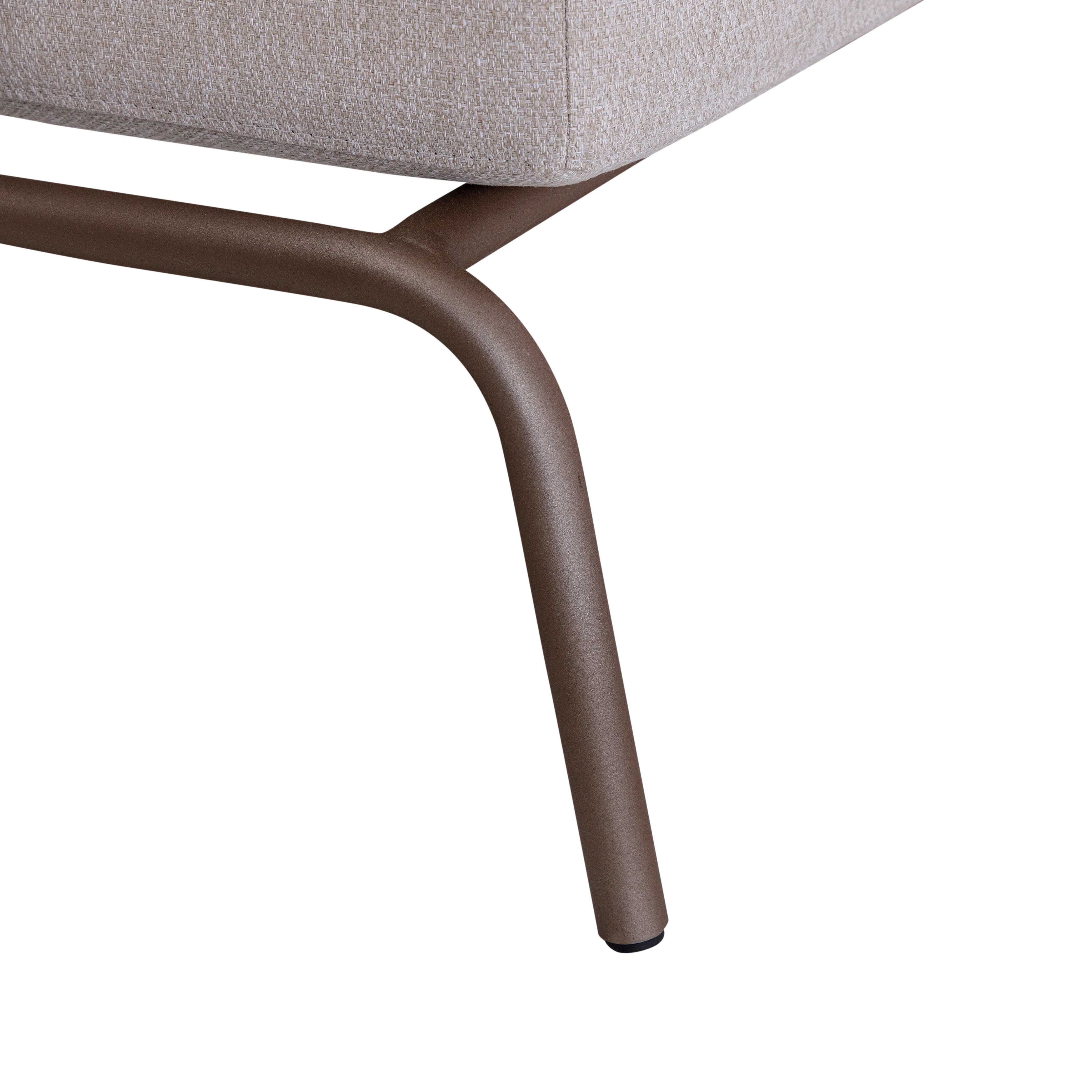 GIG Outdoor Module with Right Arm in Chocolate, Brown Rope and S80-2693