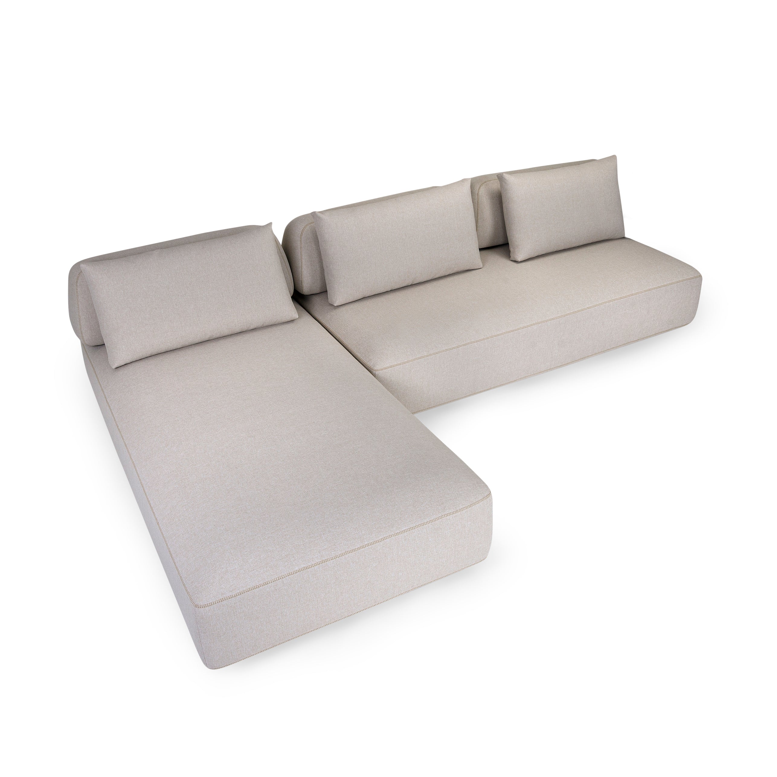 CONNECT Outdoor Sofa Module 101° in S80-2693 (No stitching)