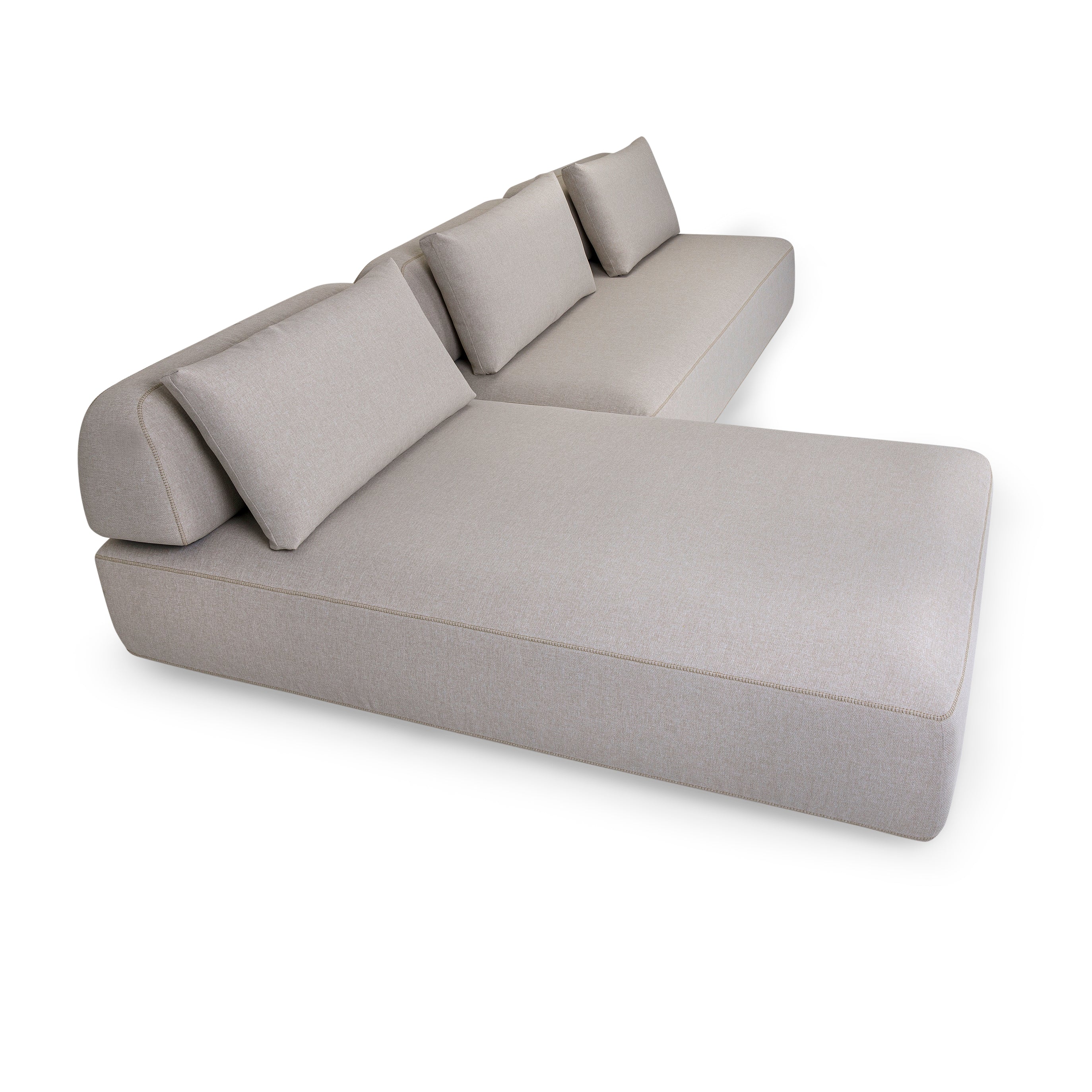 CONNECT Outdoor Sofa Module 101° in S80-2693 (No stitching)