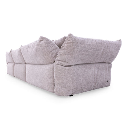 URUBICI Sofa 135" in Beige Fabric