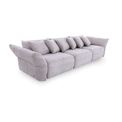 URUBICI Sofa 135" in Beige Fabric