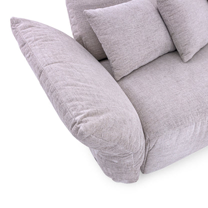 URUBICI Sofa 135" in Beige Fabric