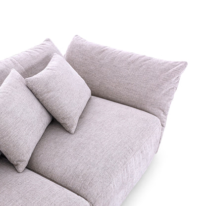 URUBICI Sofa 135" in Beige Fabric