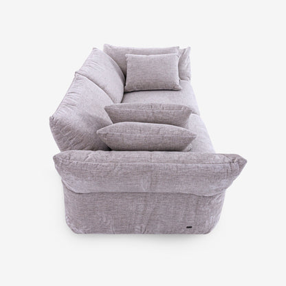 URUBICI Sofa in Beige Fabric 100"