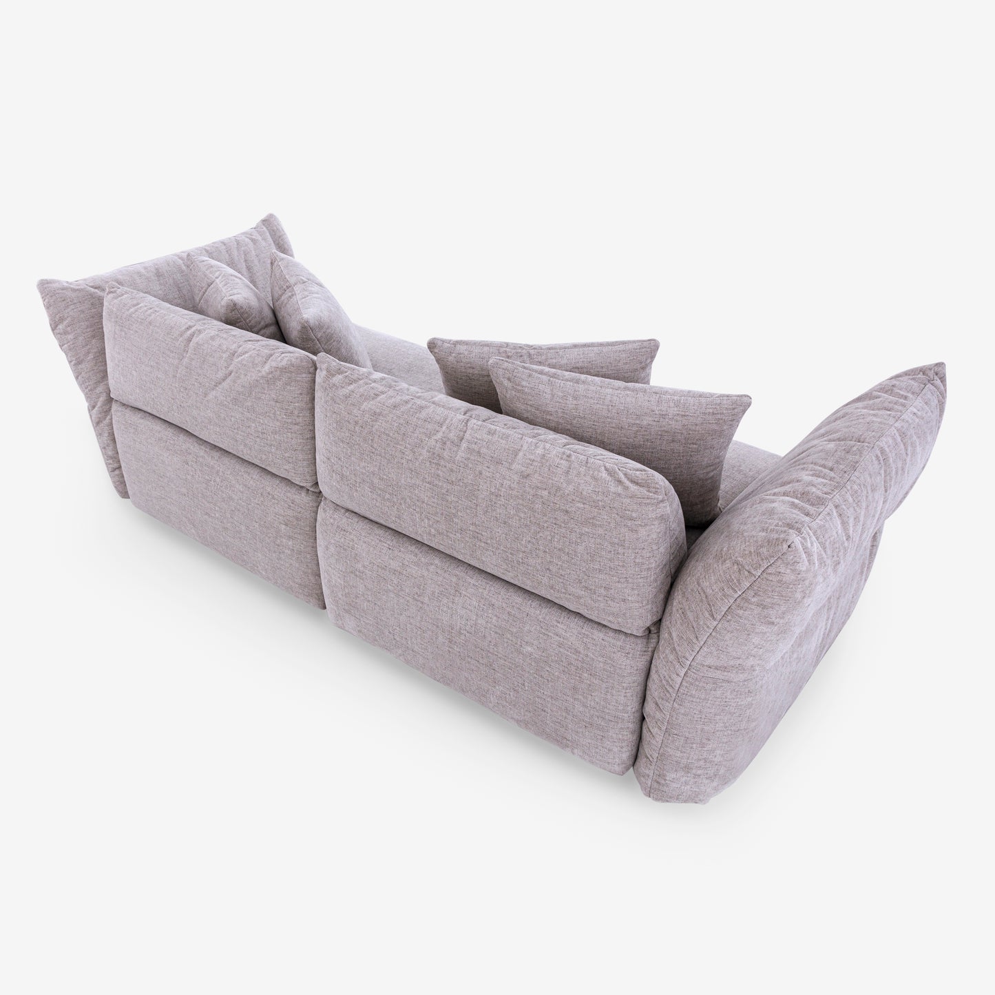 URUBICI Sofa in Beige Fabric 100"