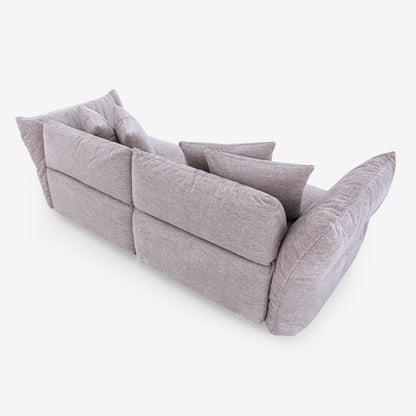 URUBICI Sofa in Beige Fabric 100"