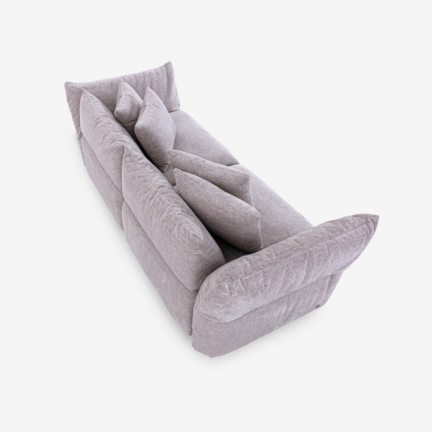 URUBICI Sofa in Beige Fabric 100"