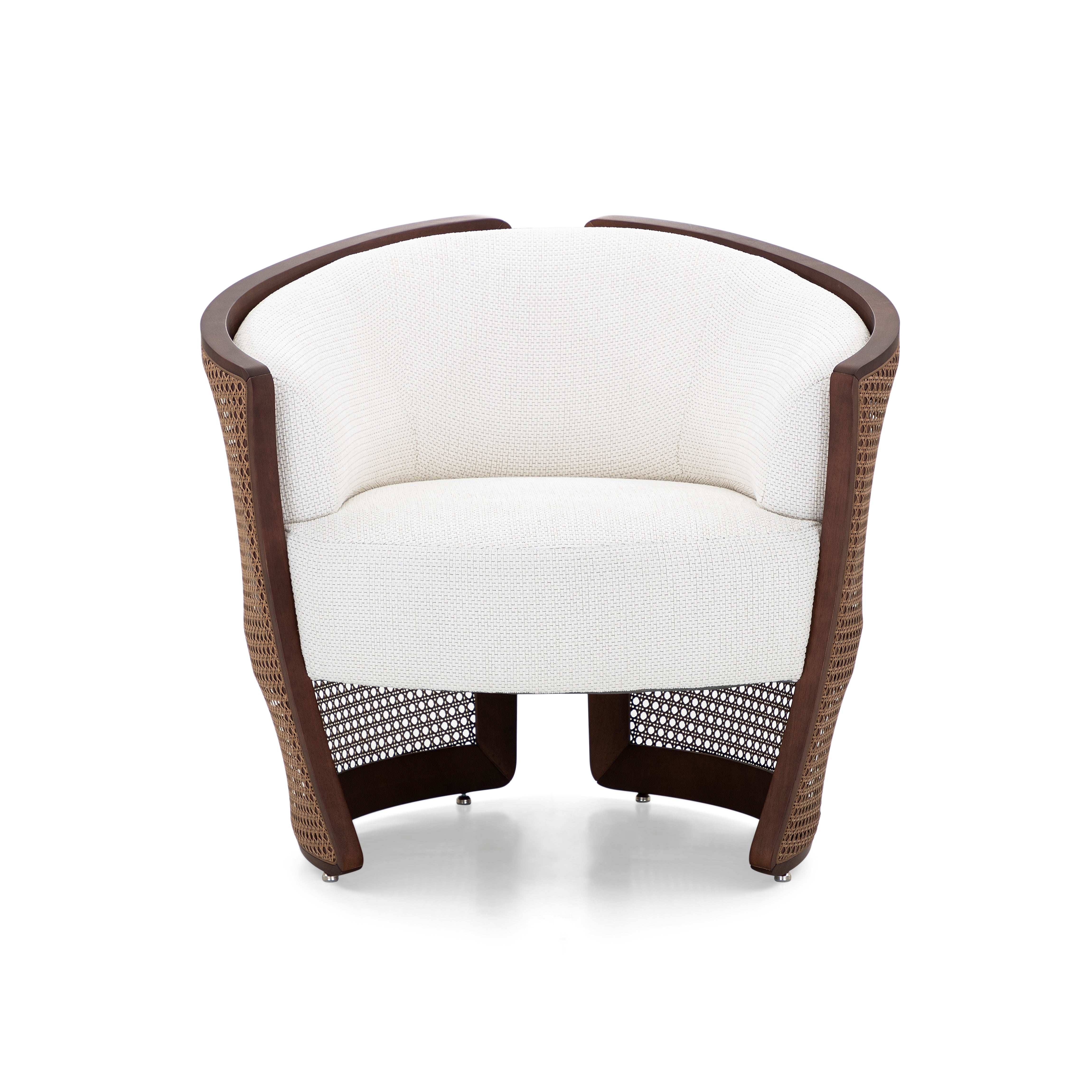 LIRIO Armchair in Walnut and A3-2460 with Walnut Cane