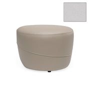 LIRIO Ottoman in Light Gray Fabric
