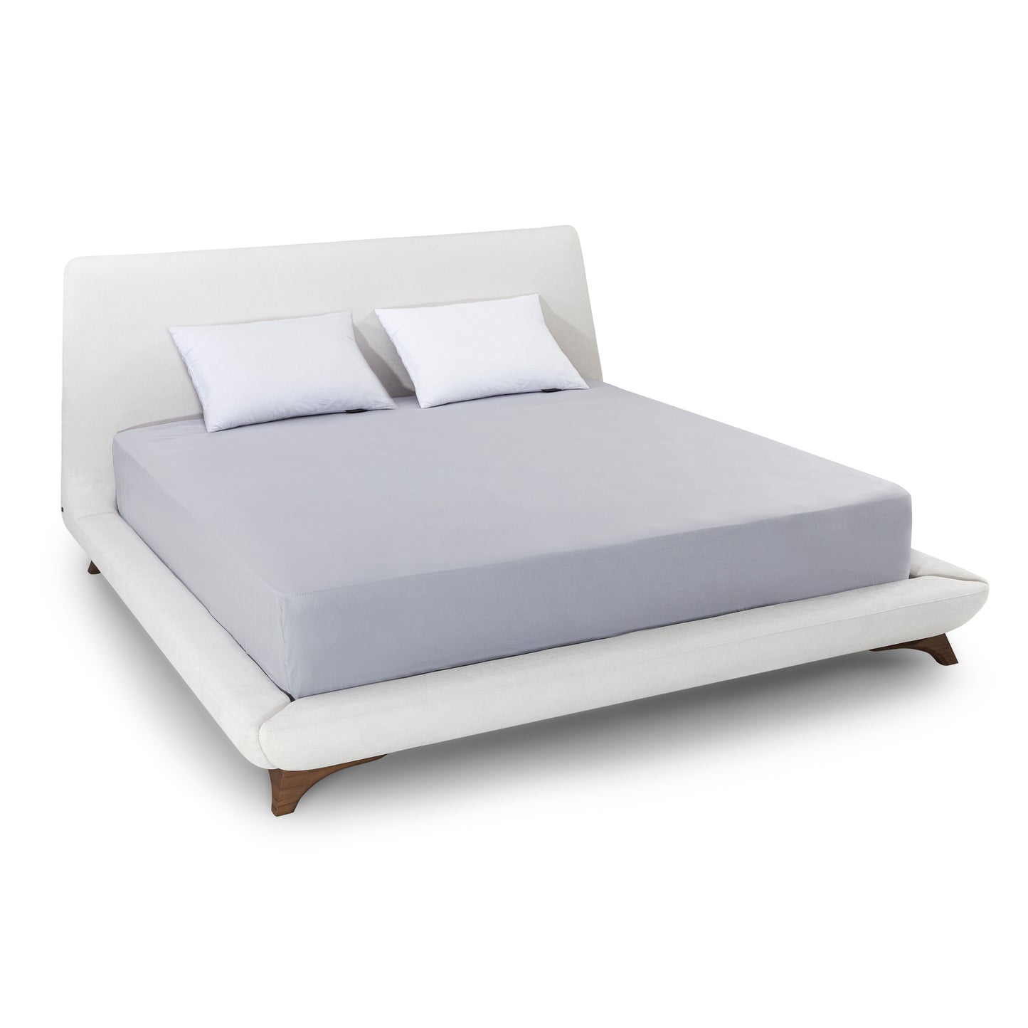 URBANIS Double Bed in Walnut and AA-2278