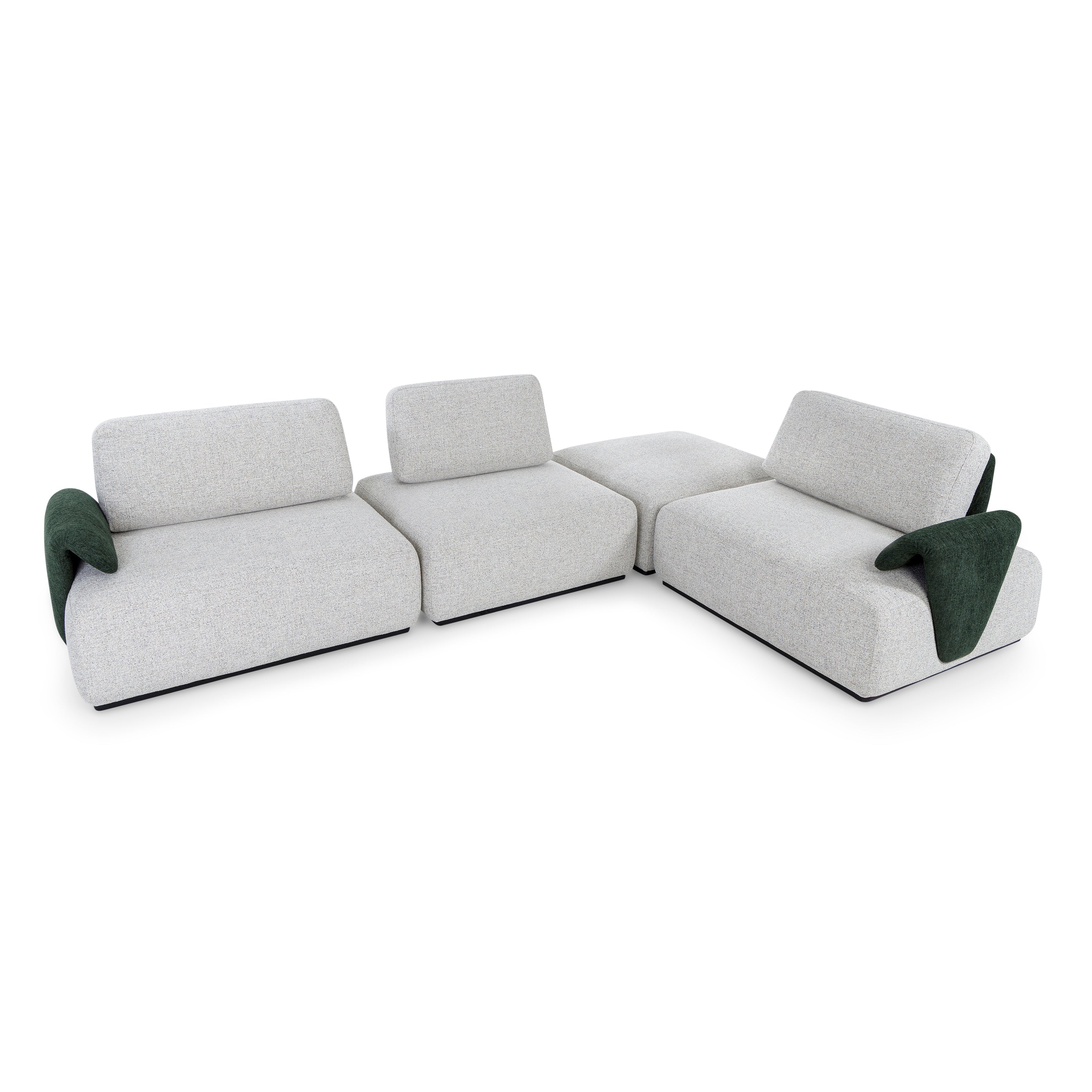 PAIPE - MH9642 - OTTOMAN (Fabric)