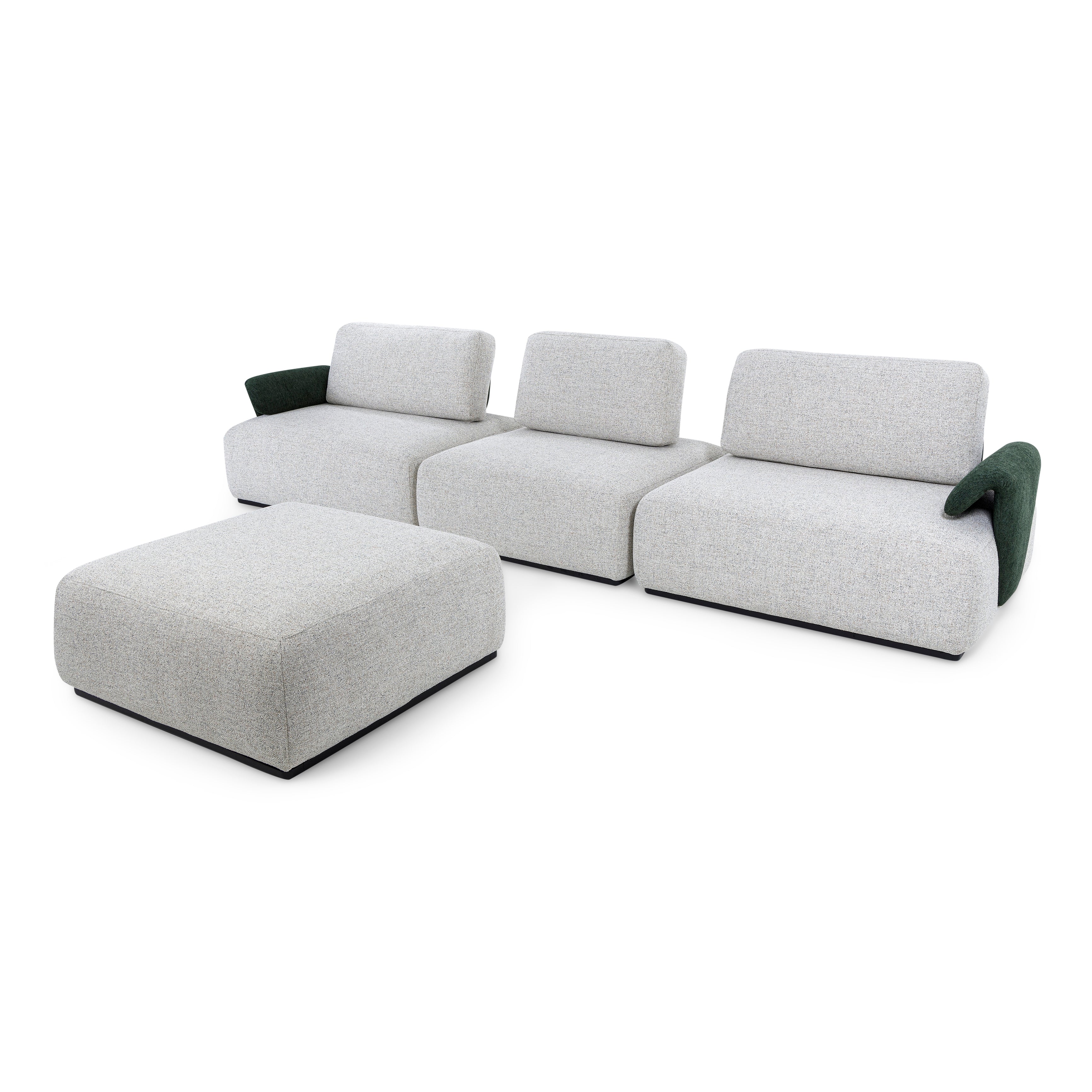 PAIPE - MH9642 - OTTOMAN (Fabric)