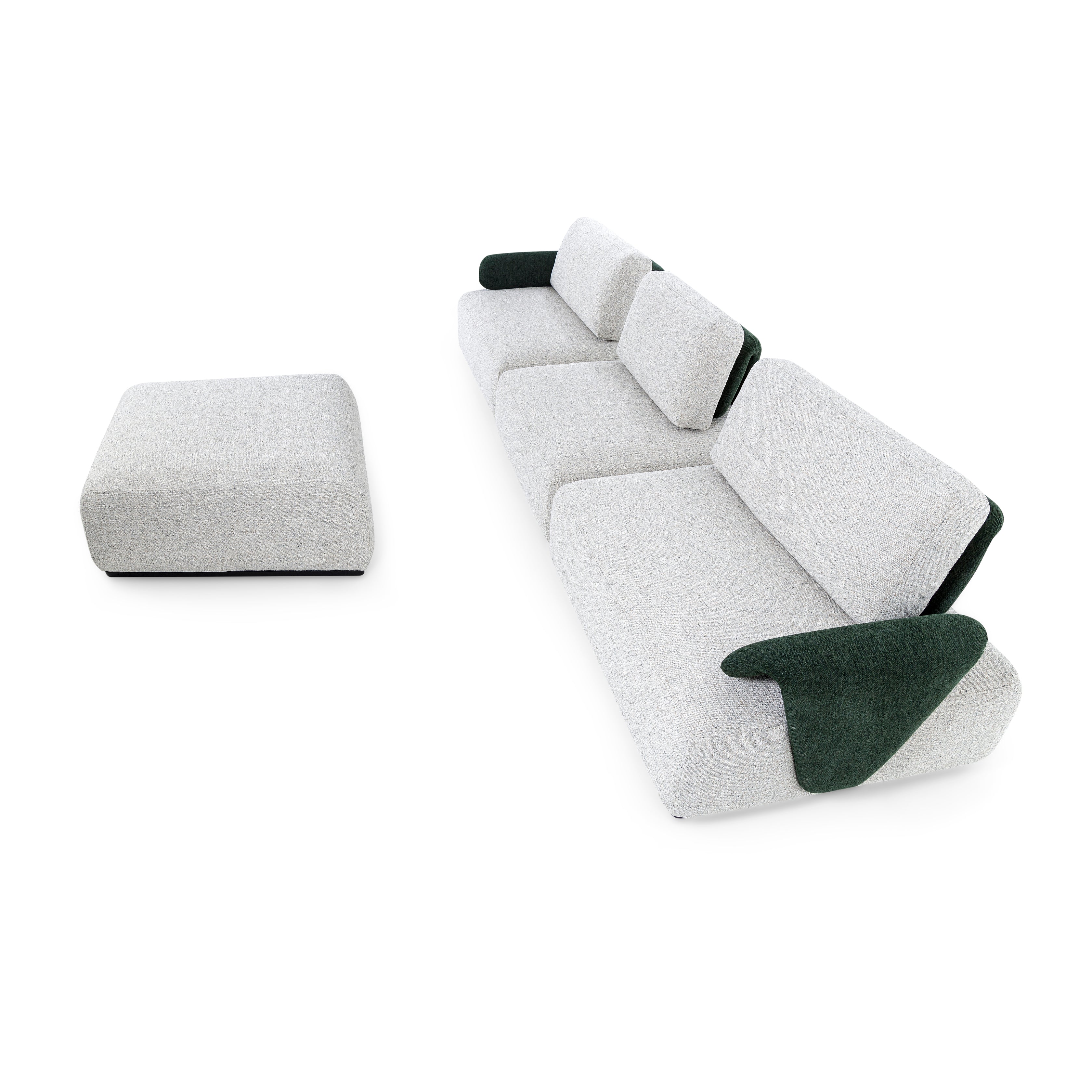 PAIPE - MH9642 - OTTOMAN (Leather)