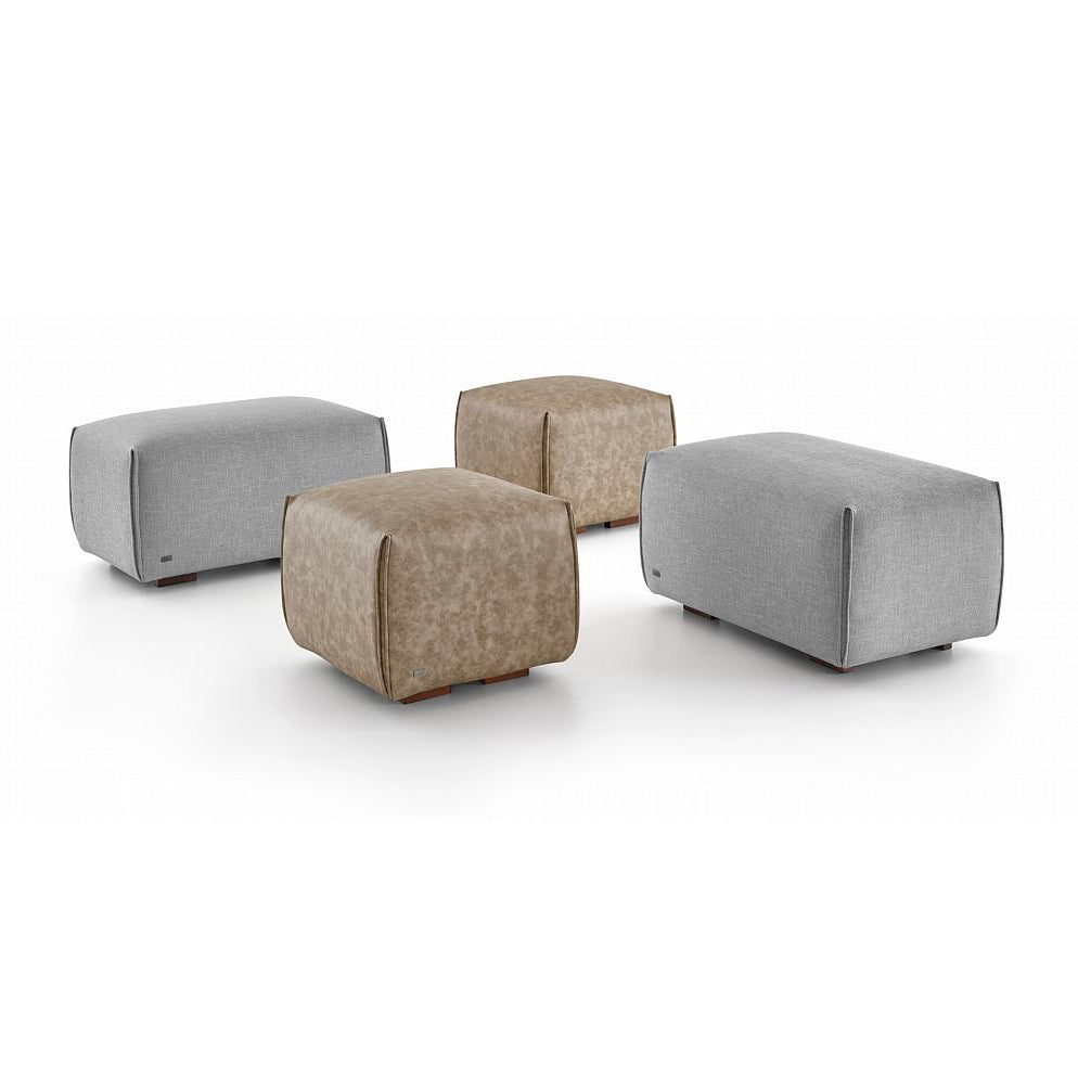 NEW - MH3753 - OTTOMAN (43 x 20 x 17) (Leather)