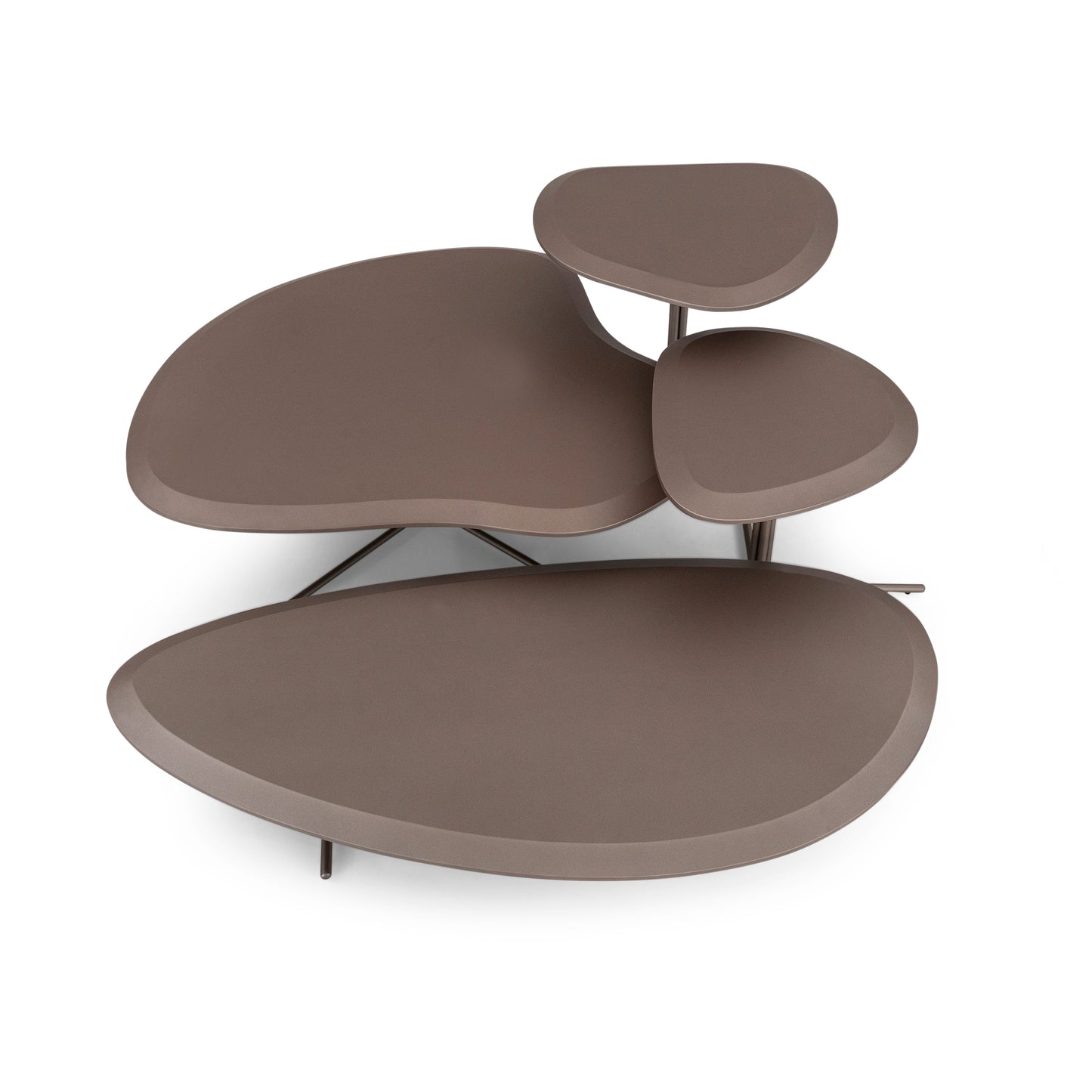 PANTE Coffee Table in Chocolate Finish 39”