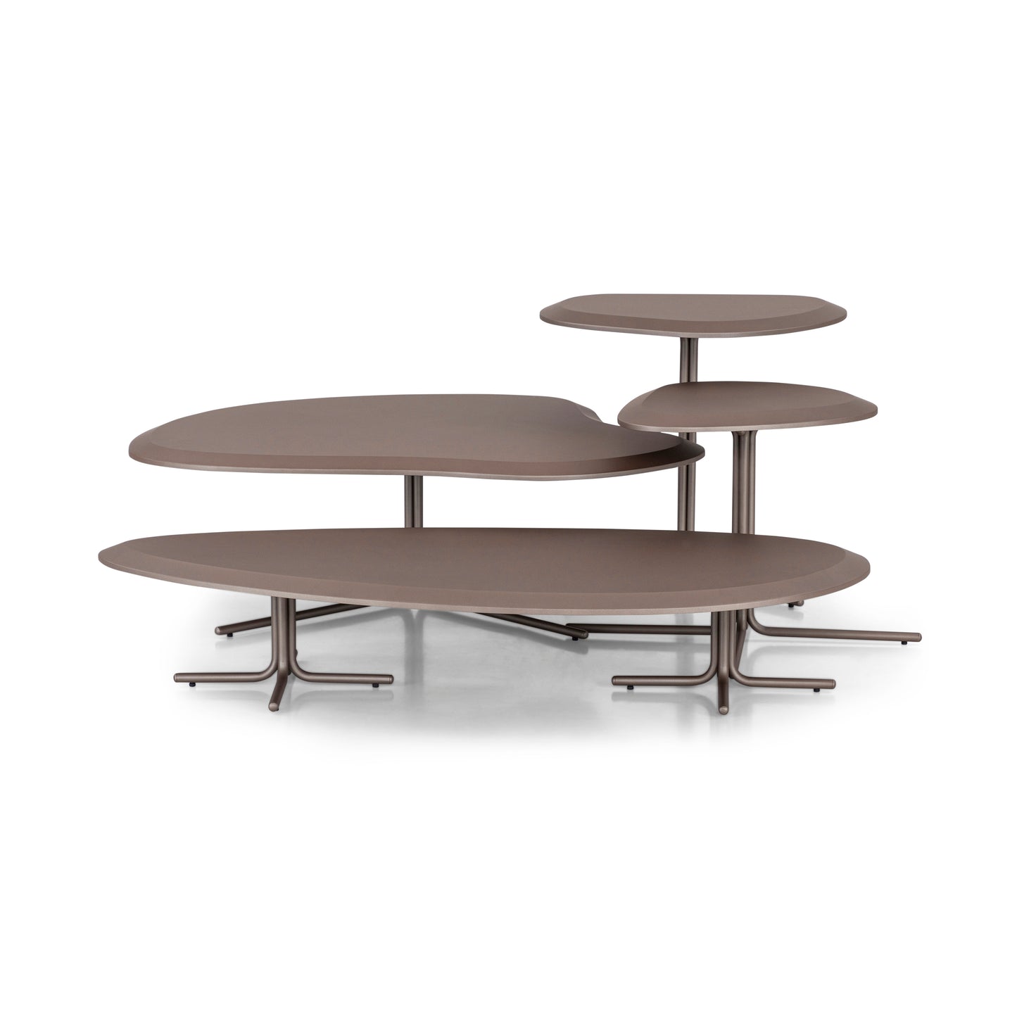 PANTE Coffee Table in Chocolate Finish 39”