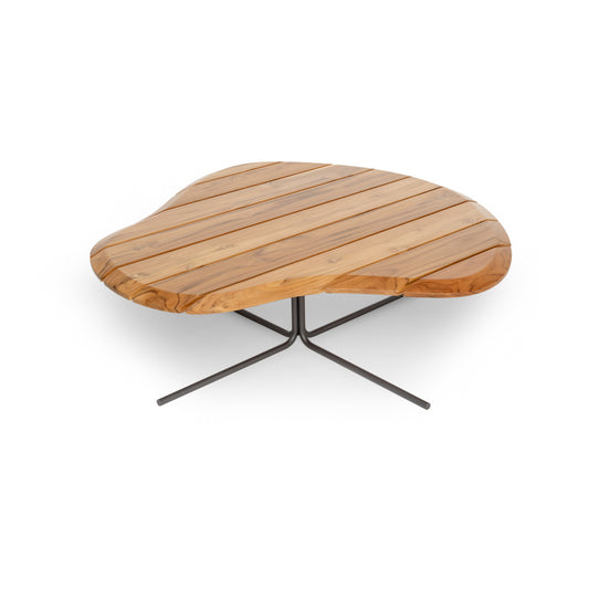 PANTE Outdoor Coffee Table in Teak and Chocolate 39”