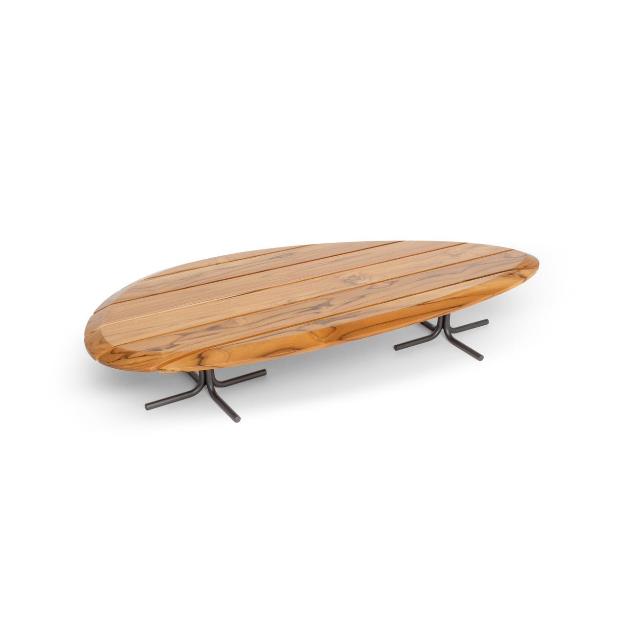 PANTE Outdoor Coffee Table in Teak and Chocolate 47”