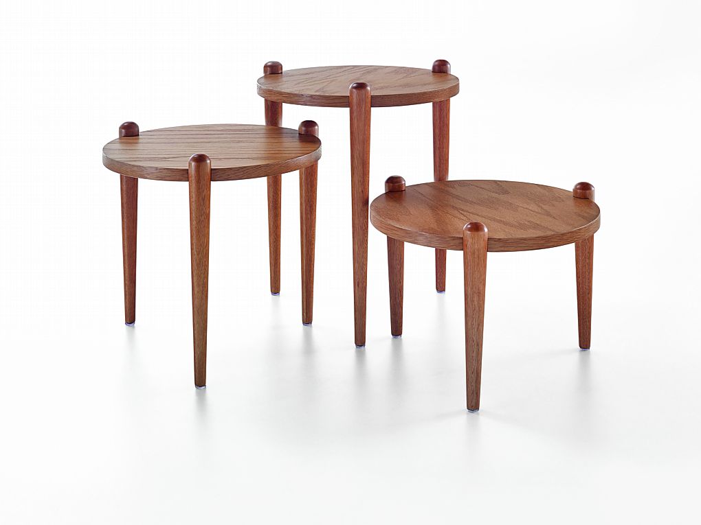 PAN Support Table 13" in Almond Oak