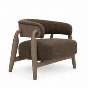 FLORIPA Armchair in Chocolate and A3-2943