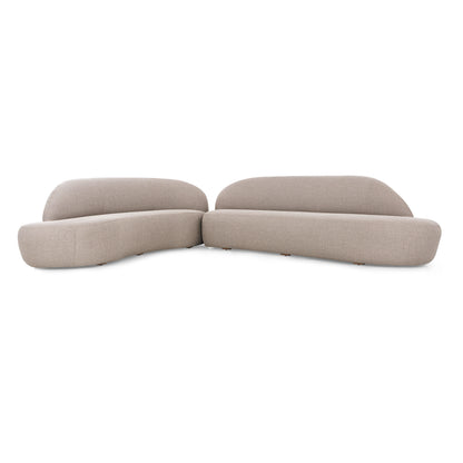RUY Sofa in Beige fabric 110" Left Side