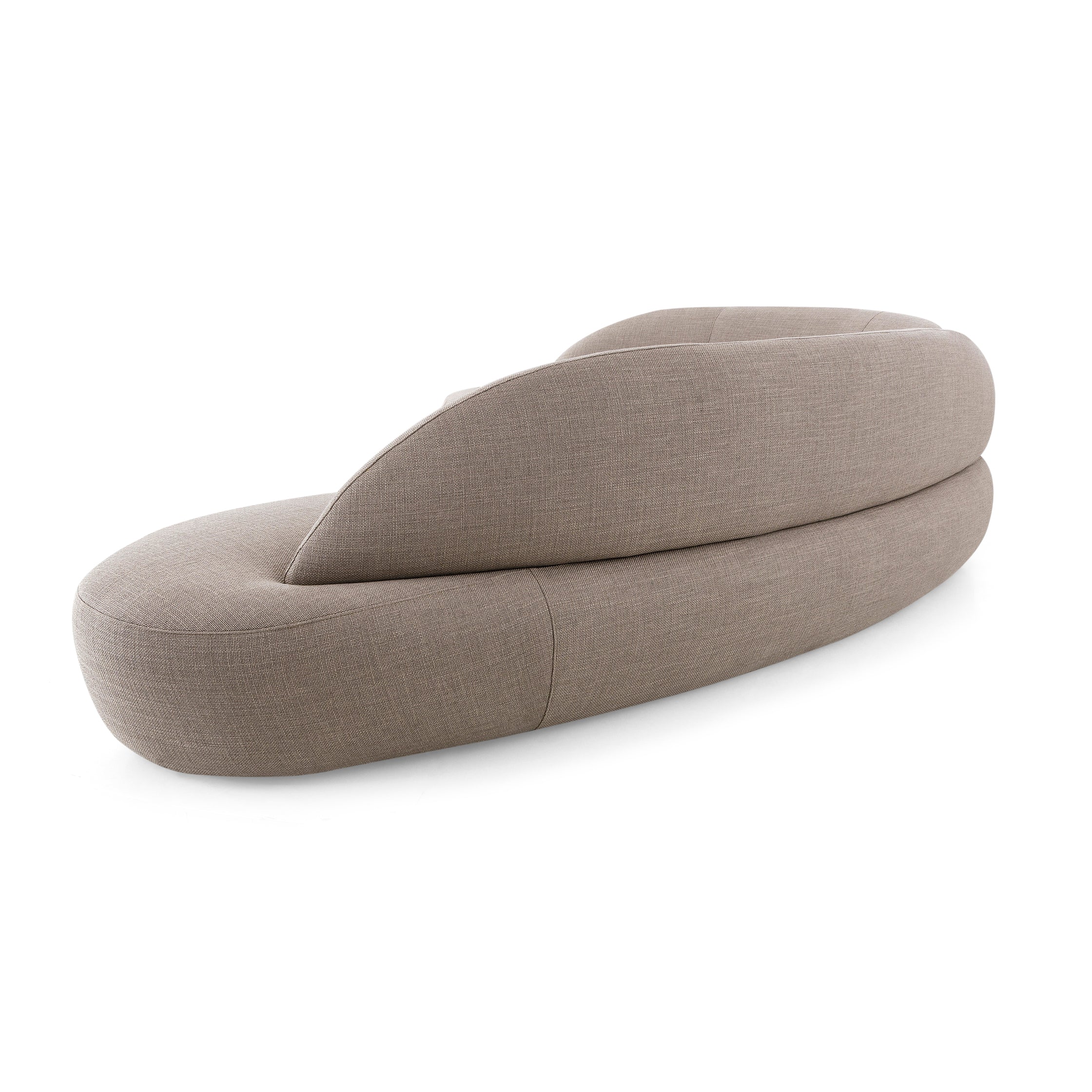RUY Sofa in Beige fabric 110" Left Side
