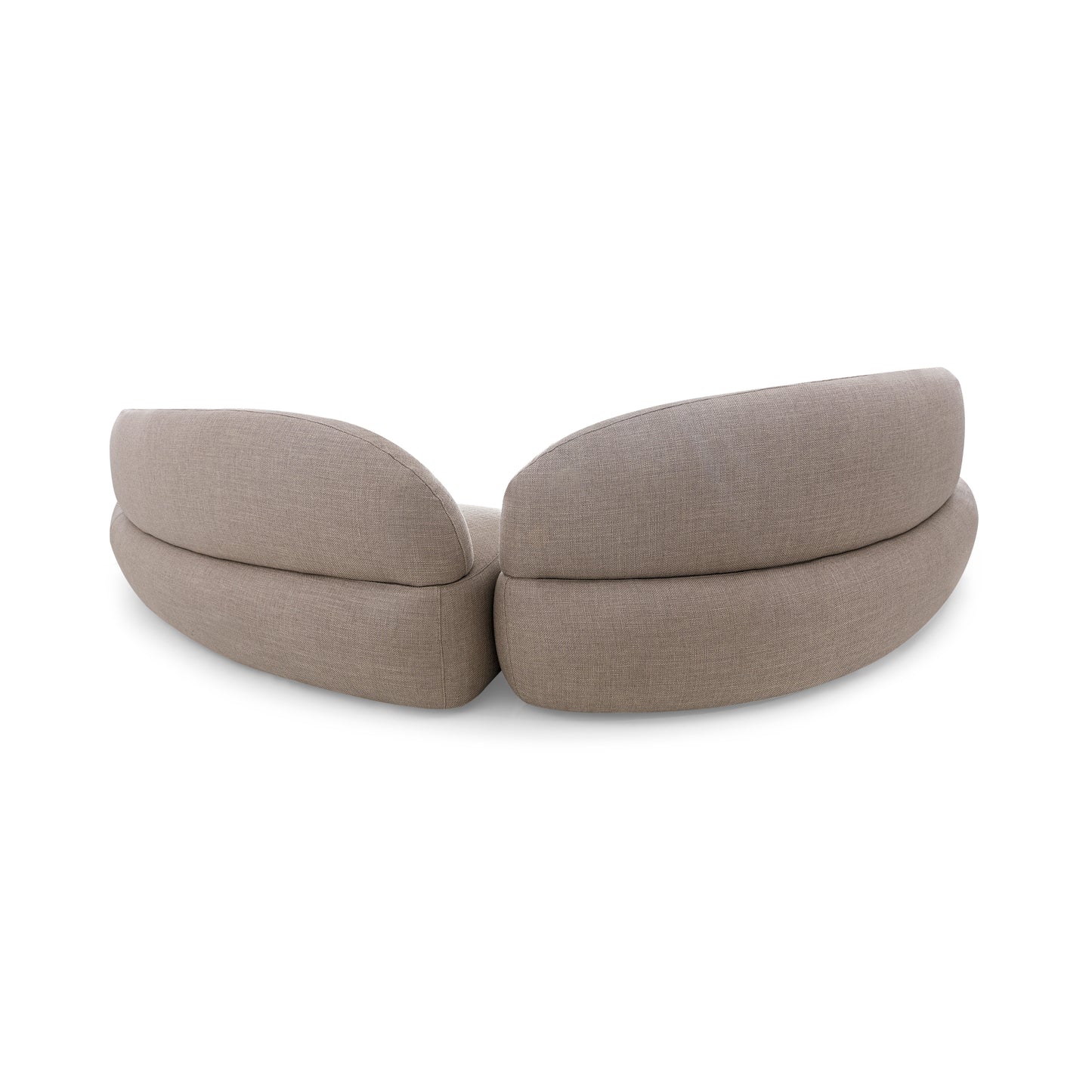 RUY Sofa in Beige fabric 110" Left Side